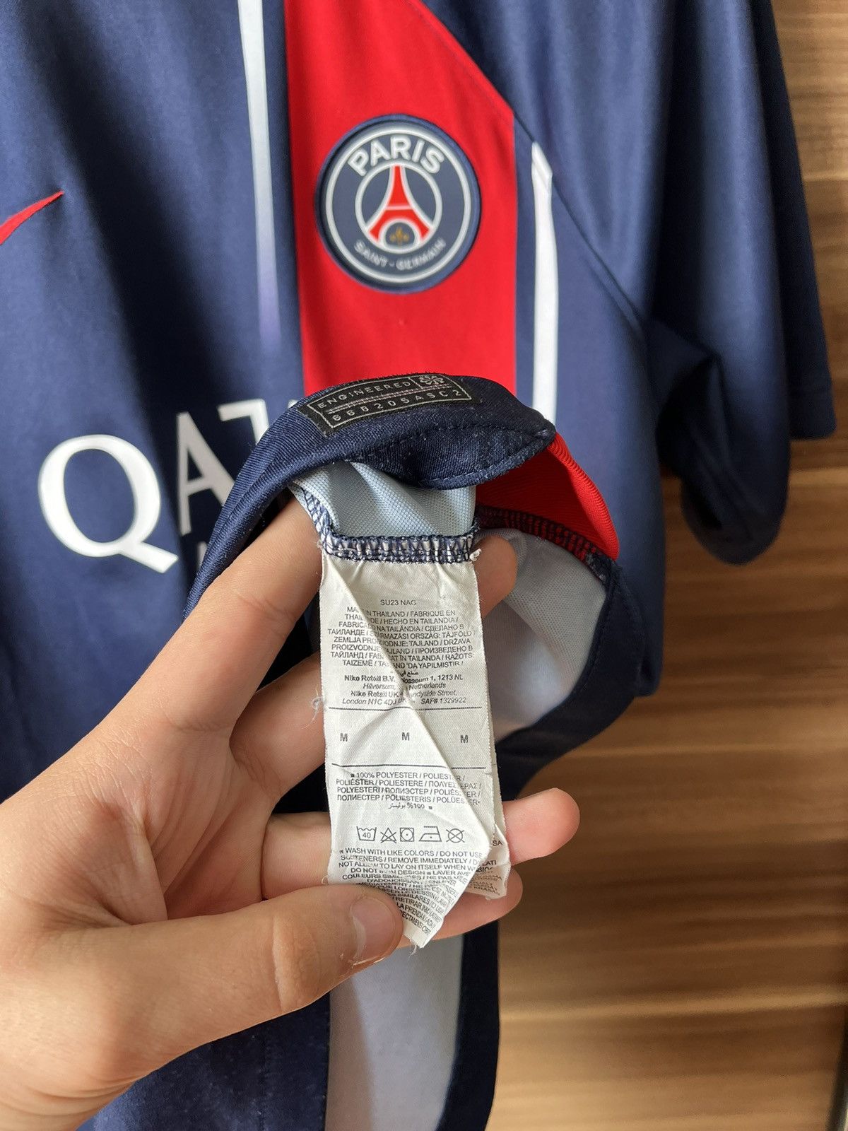 Nike 🇫🇷Nike PSG Football Soccer Jersey Stadium Home 2023/2024 Size US M / EU 48-50 / 2 - 13 Thumbnail