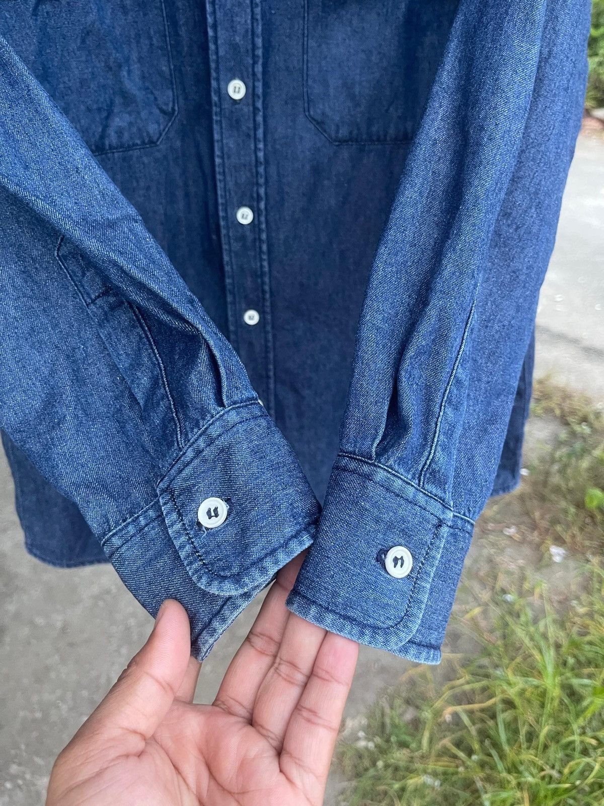 Lee Lee Denim Western Shirt Indigo Size US M / EU 48-50 / 2 - 6 Thumbnail