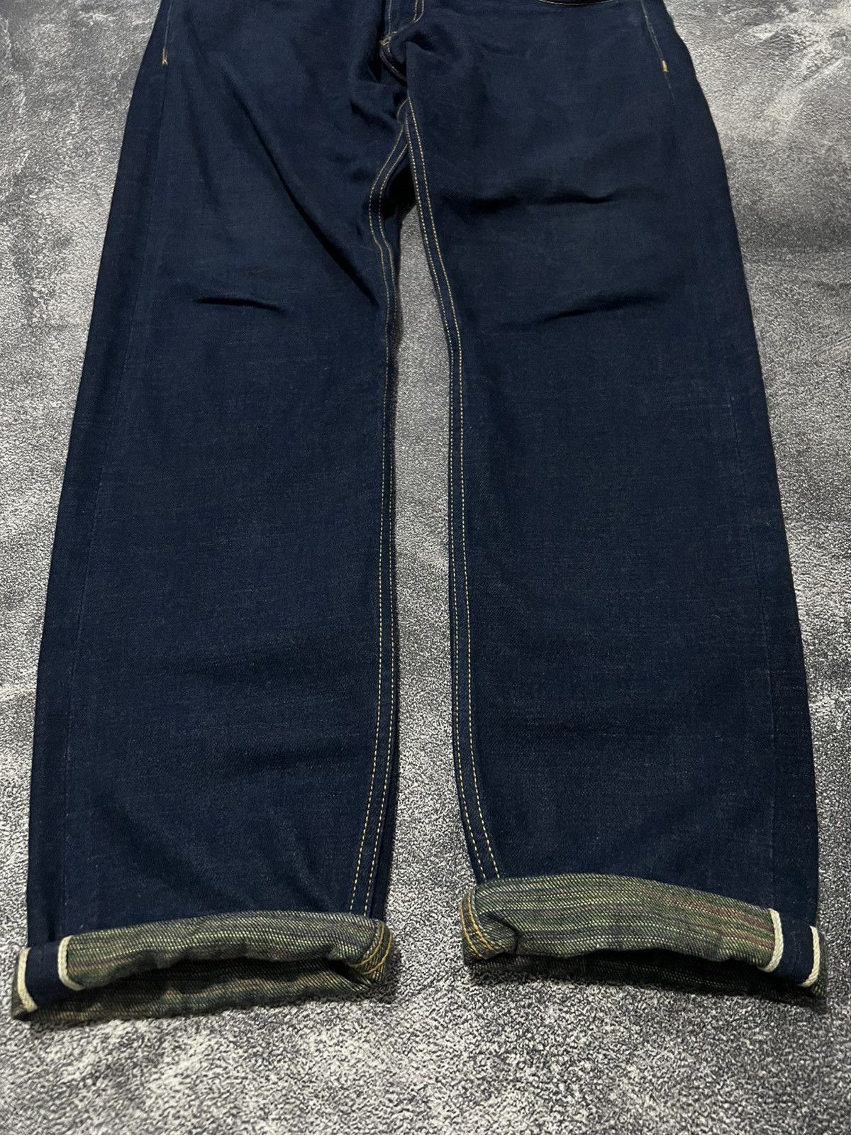 Edition Japan Maden Uncle Fu Rainbow Weft Selvedge Denim Size US 33 - 4 Thumbnail