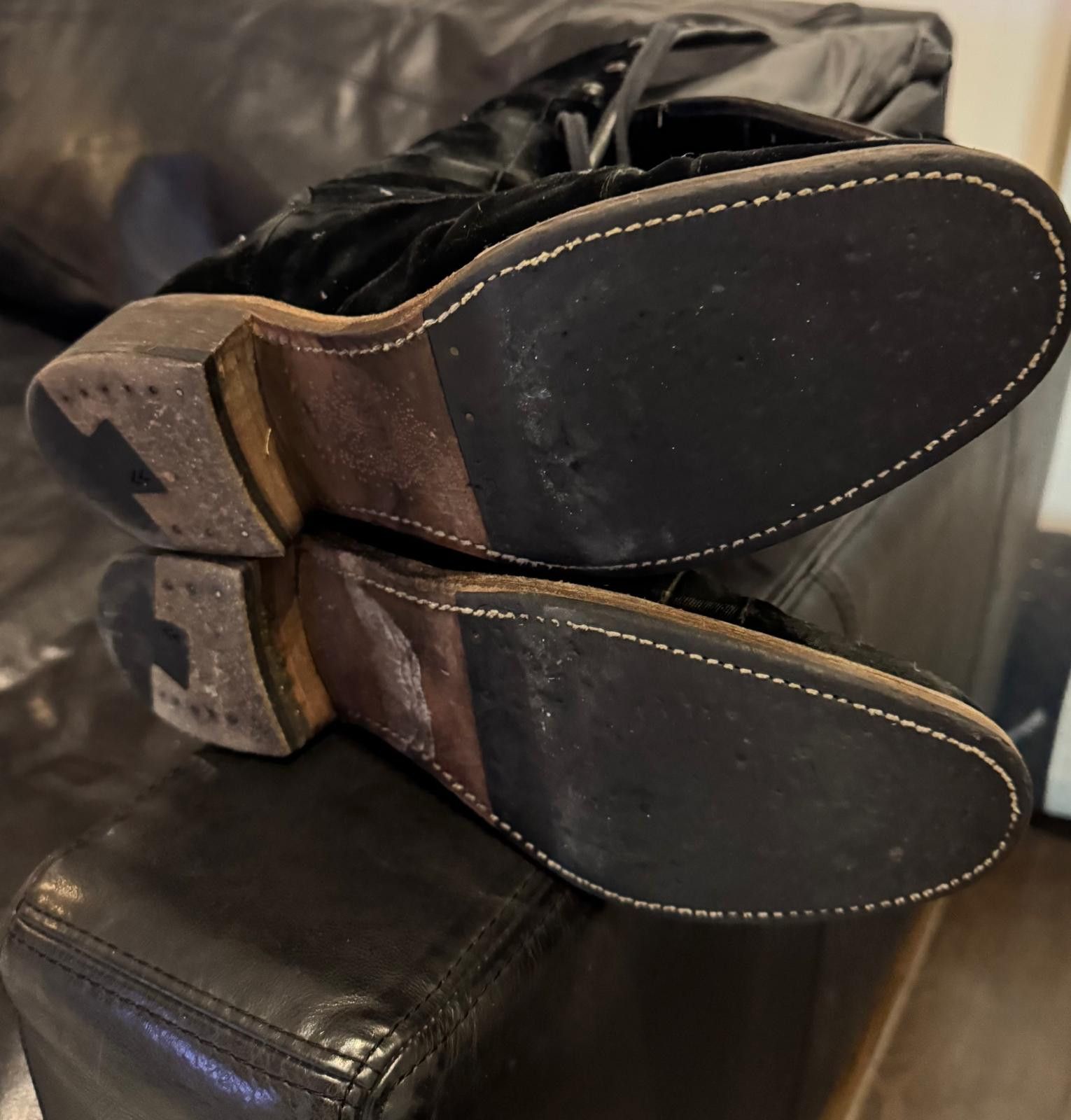 John Varvatos john varvatos parisian sandblasted velvet boots Size US 9.5 / EU 42-43 - 6 Thumbnail