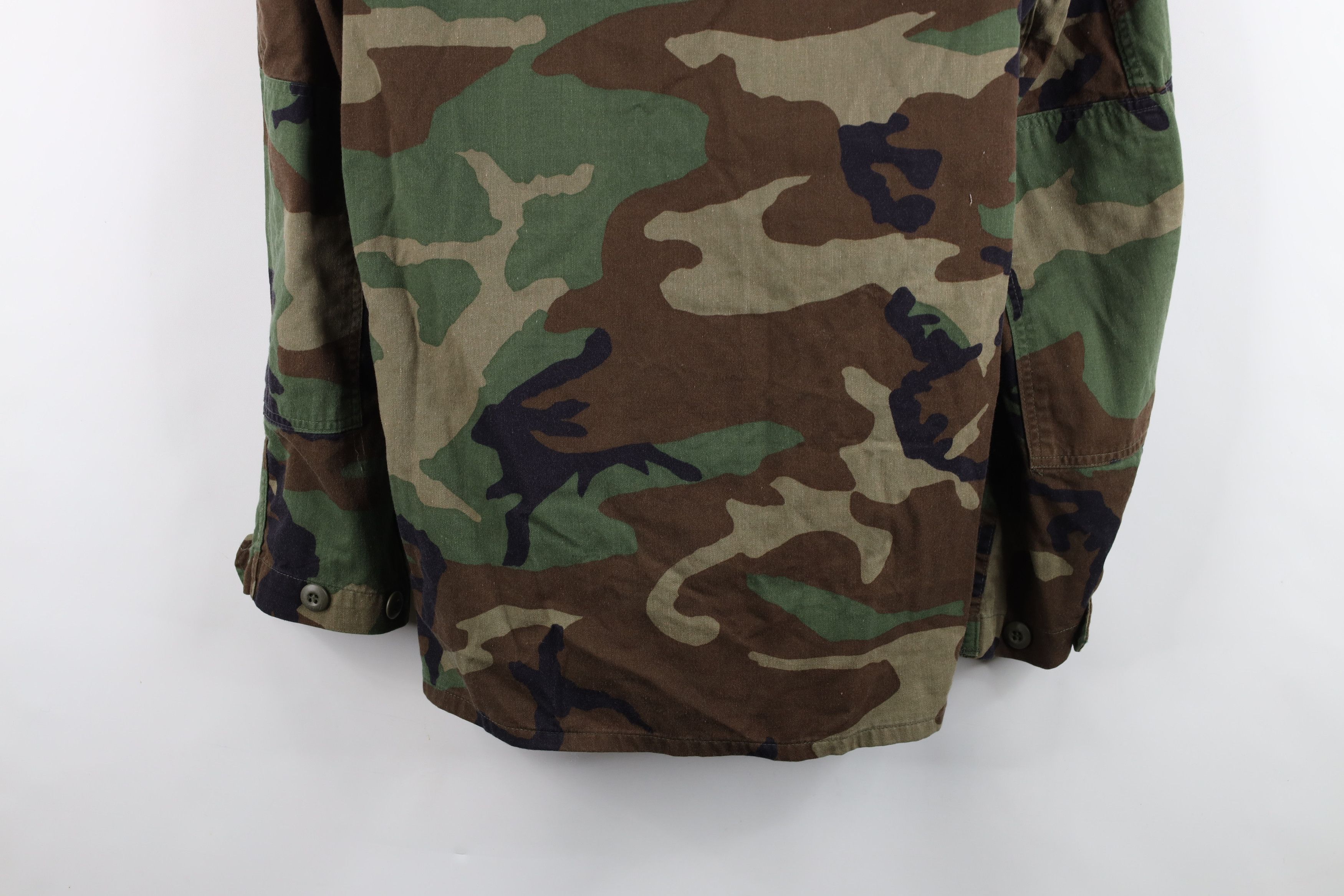 Vintage Vintage 80s USMC Woodland Camouflage Combat Coat Jacket USA Size US S / EU 44-46 / 1 - 15 Thumbnail