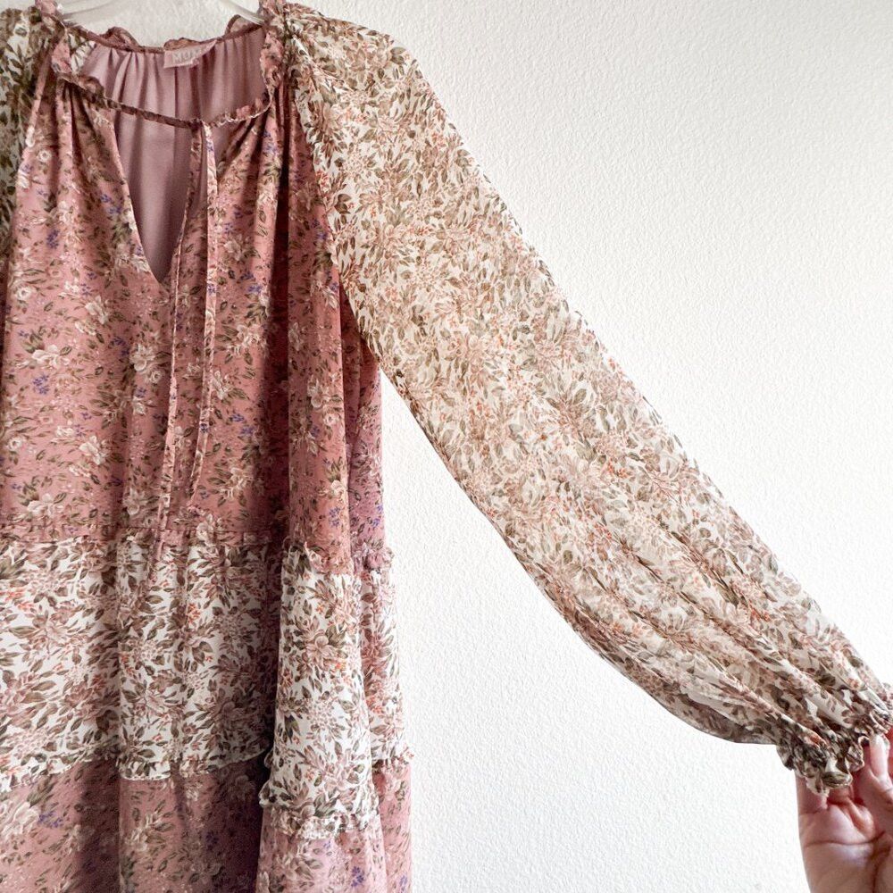 Show Me Your MuMu Show Me Your Mumu Birdie Mini Dress Bohemian Floral Print M Size S / US 4 / IT 40 - 5 Thumbnail