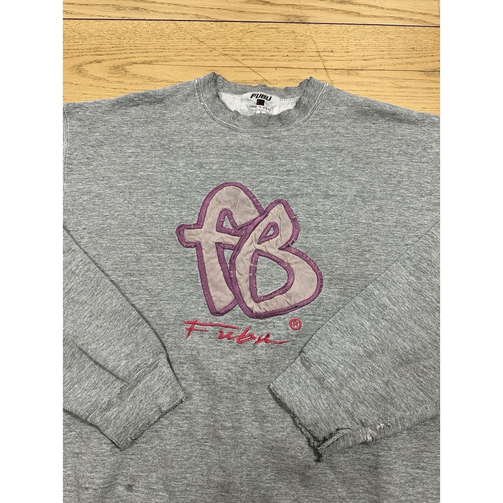 Fubu × Vintage Vintage y2k FUBU Sweatshirt Size US L / EU 52-54 / 3 - 2 Thumbnail