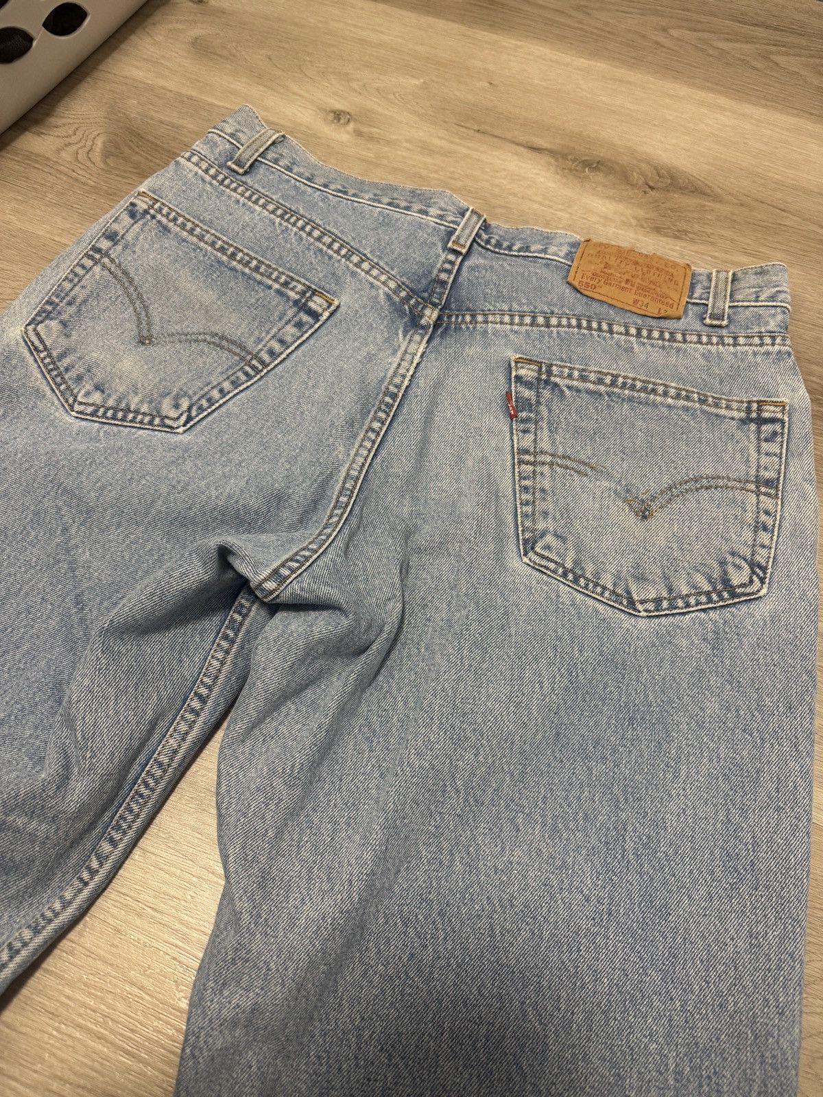 Levi's Vintage Clothing Levis Vintage 550 Denim 34x34 Size US 34 / EU 50 - 6 Thumbnail