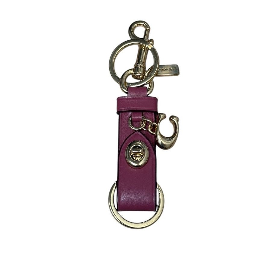 Coach online Trigger snap bag charm Keychain