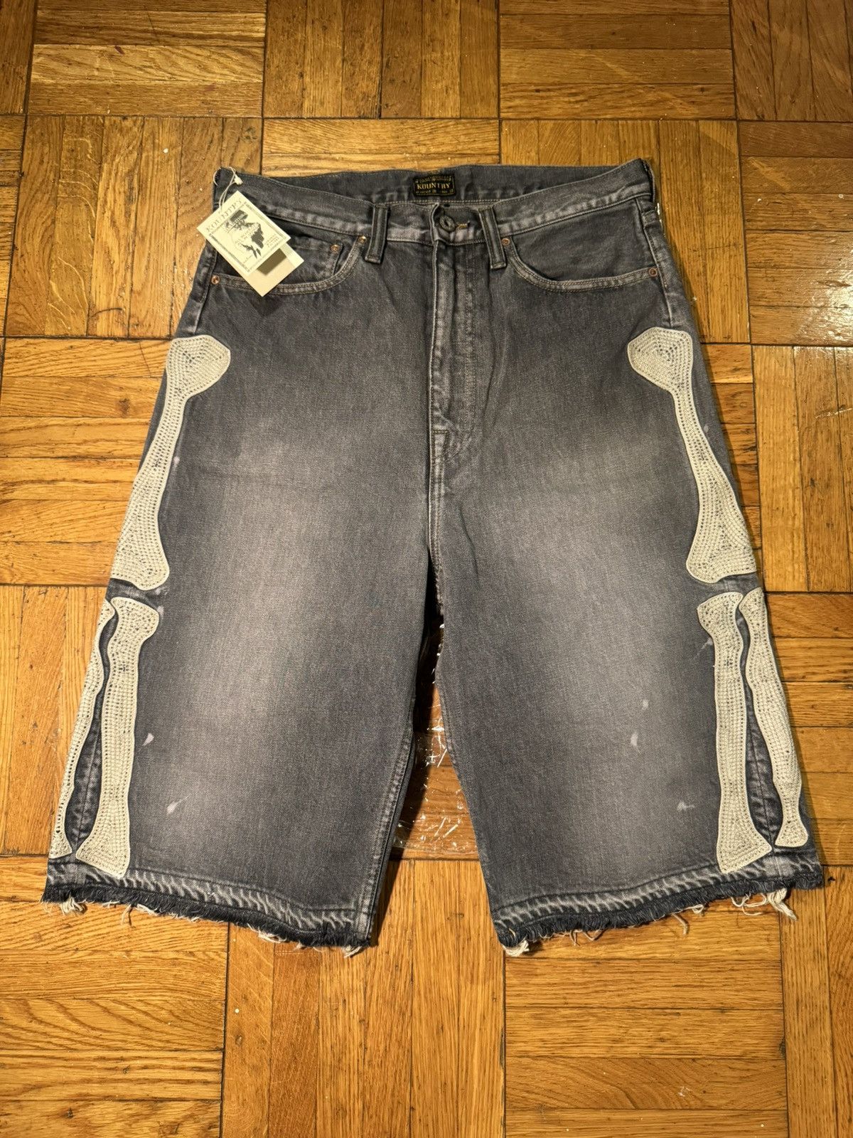 Kapital Kapital Bone Shorts Black Size US 34 / EU 50 - 1 Thumbnail