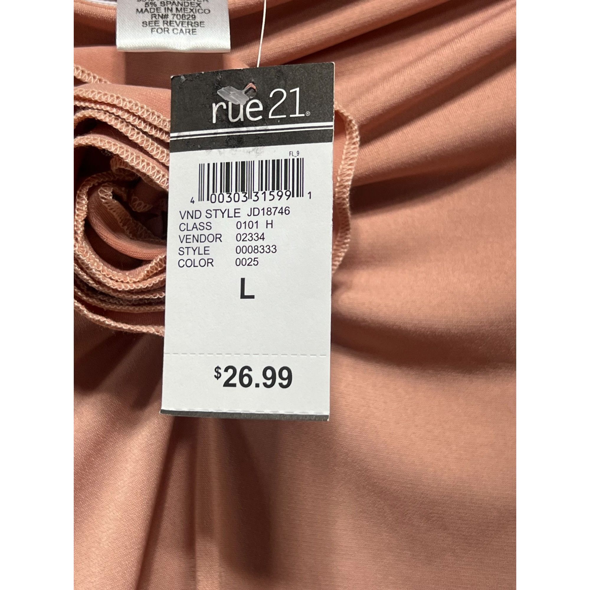 rue21 Rue 21 - Women's Pregnant Ruffled Asymmetrical Strapless Dre Size L / US 10 / IT 46 - 7 Thumbnail