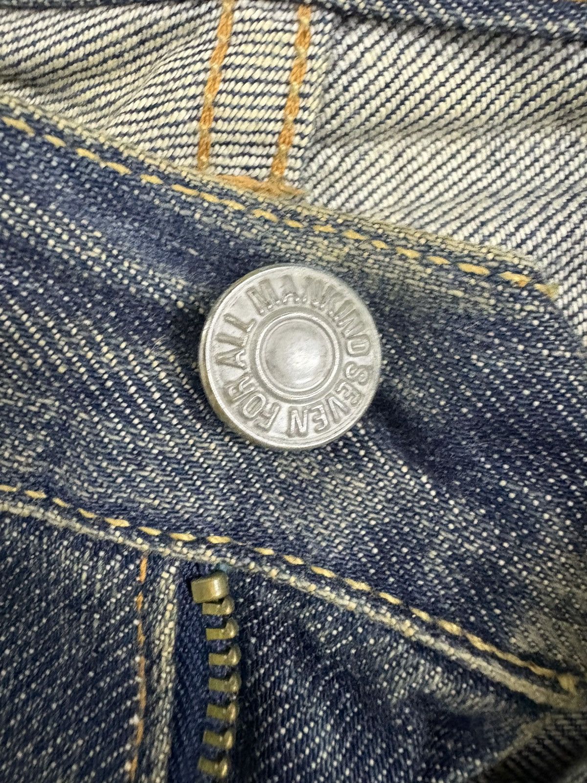 Tornado Mart Vintage Mudwash Flared Denim 7 For All ManKind Jerome Dahan Size US 30 / EU 46 - 14 Thumbnail