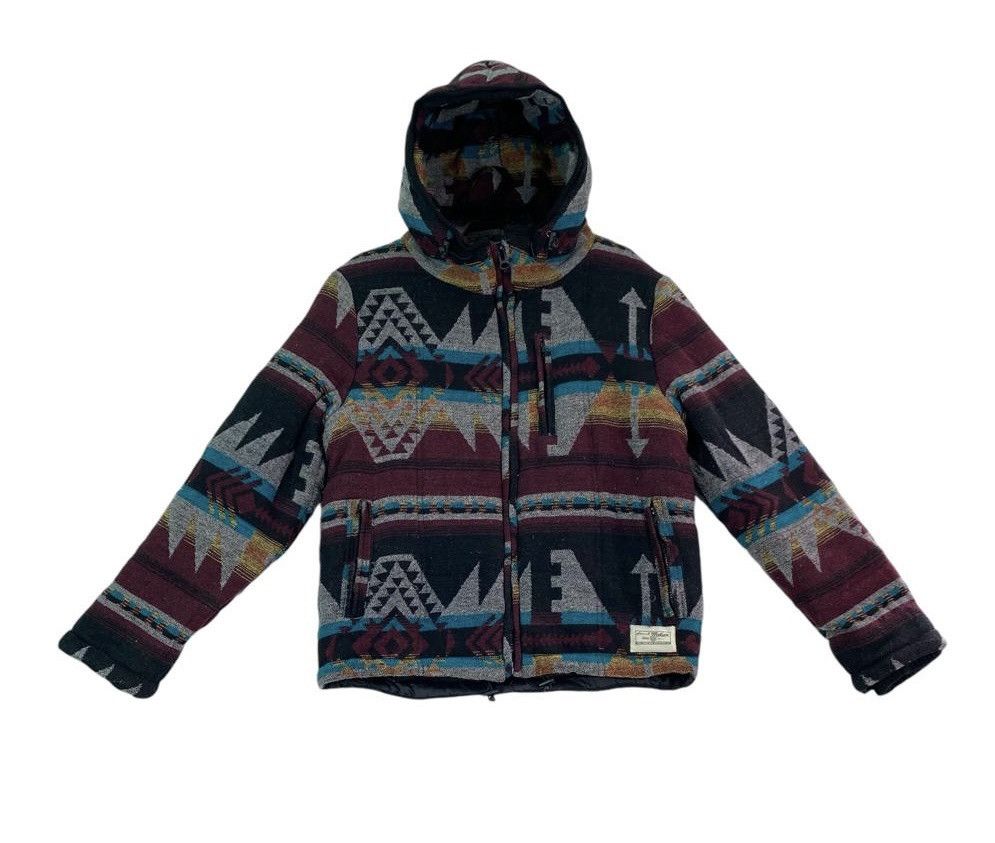 Japanese Brand Vtg Local Motion retro native art navajo actec warm jacket Size US M / EU 48-50 / 2 - 3 Thumbnail