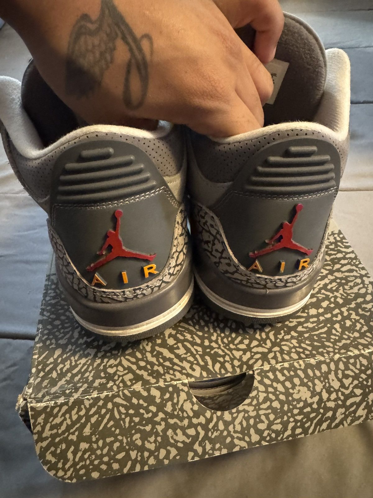 Jordan Brand Air Jordan 3 retro “Cool Grey” Size US 9.5 / EU 42-43 - 3 Thumbnail