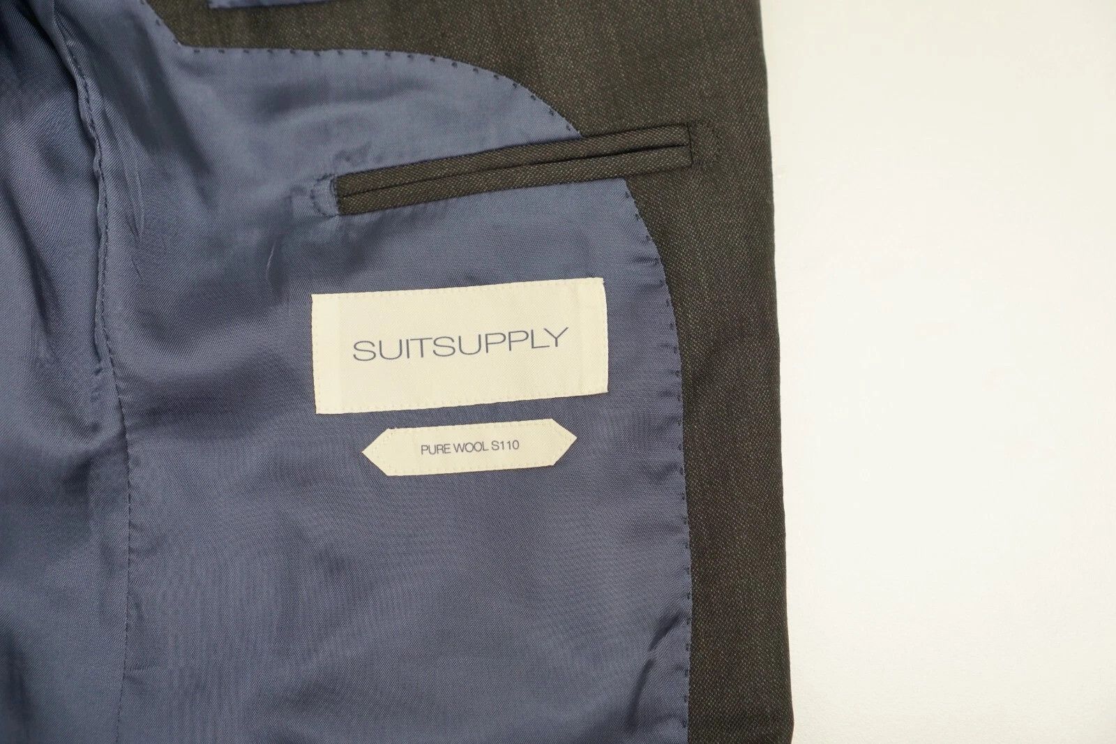 Suitsupply Men Suitsupply Suit Napoli Grey Regular Fit Zignone US36 Size 36R - 3 Thumbnail