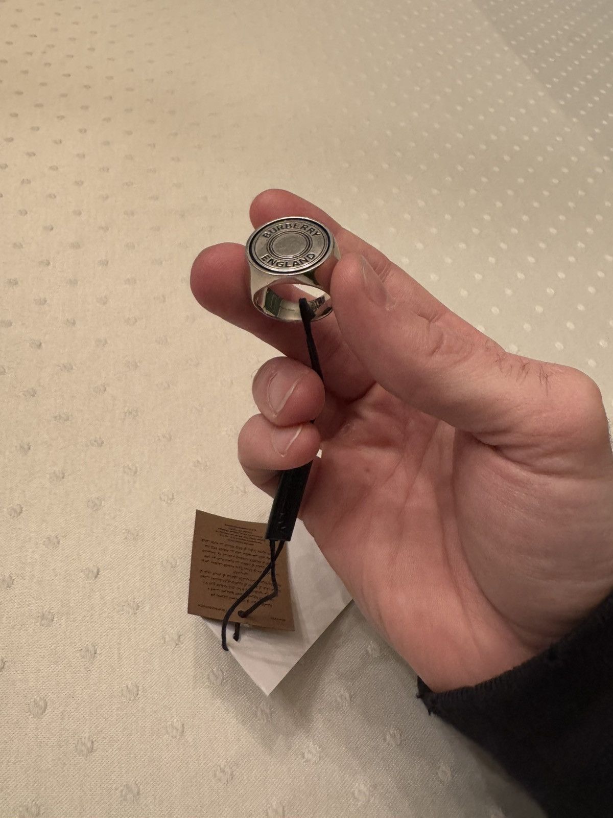 Burberry Signet Ring - Medium (New!) Size ONE SIZE - 4 Thumbnail