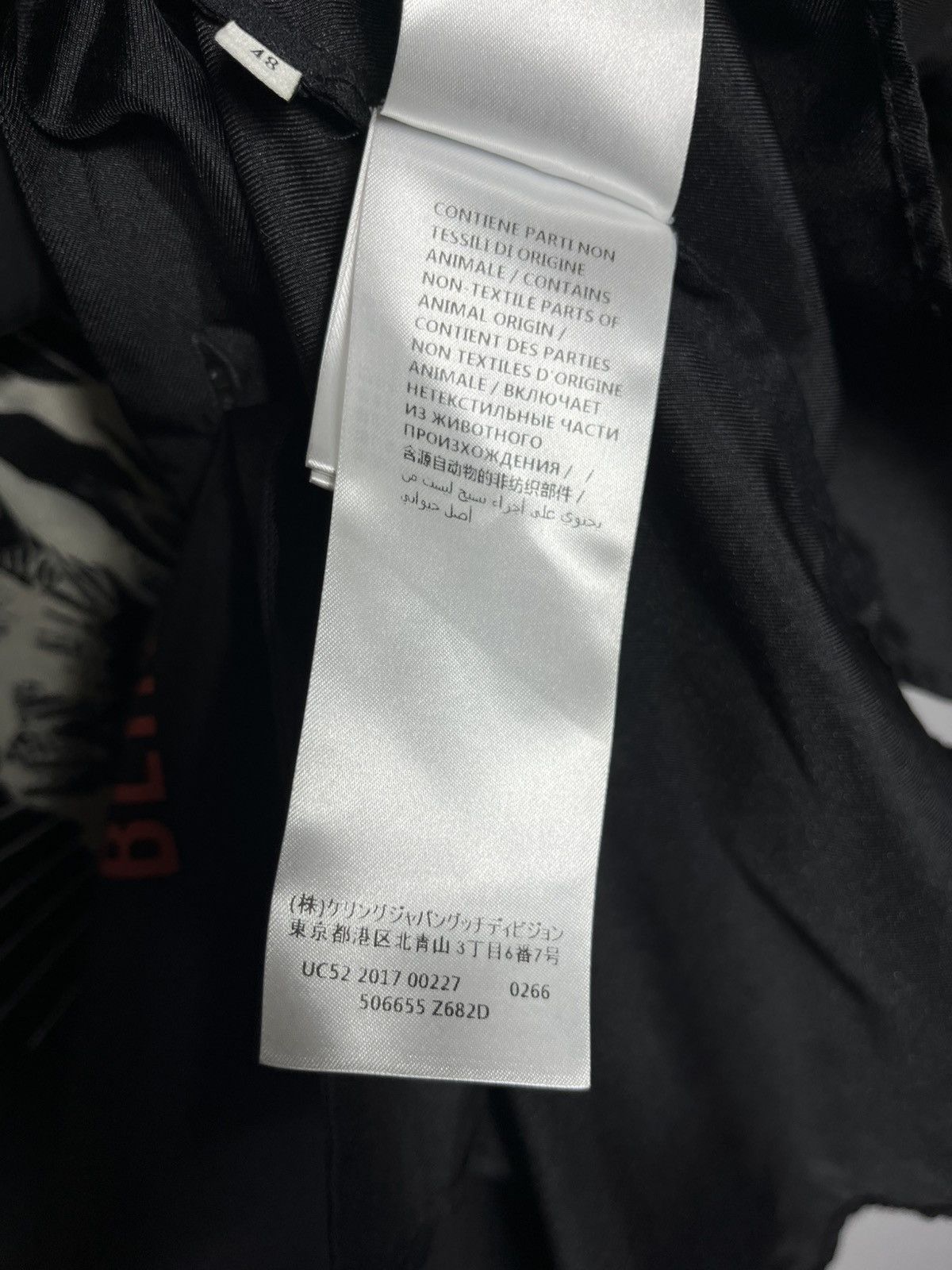 Gucci Gucci Black Cat Blind for Love Silk Black Mens Size US M / EU 48-50 / 2 - 10 Thumbnail