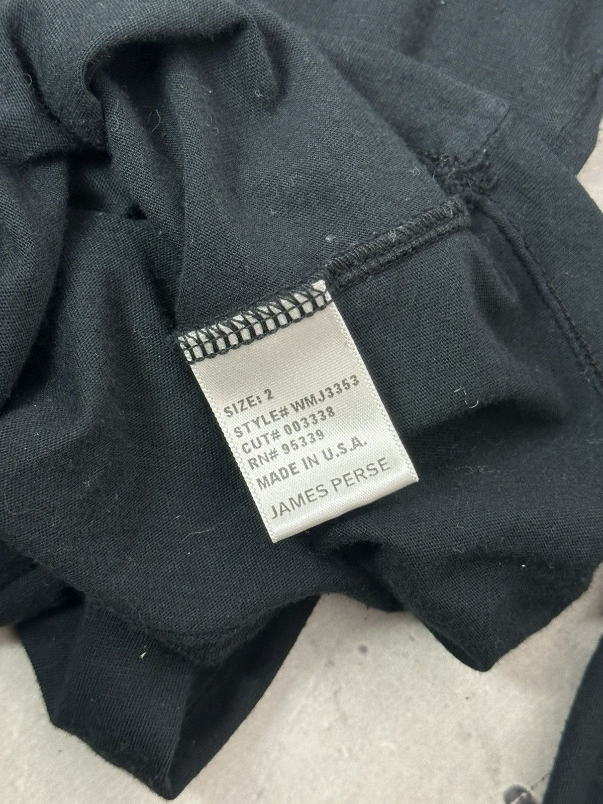 James Perse James Perse Made in USA Black Women’s Long Sleeve Size M / US 6-8 / IT 42-44 - 8 Thumbnail