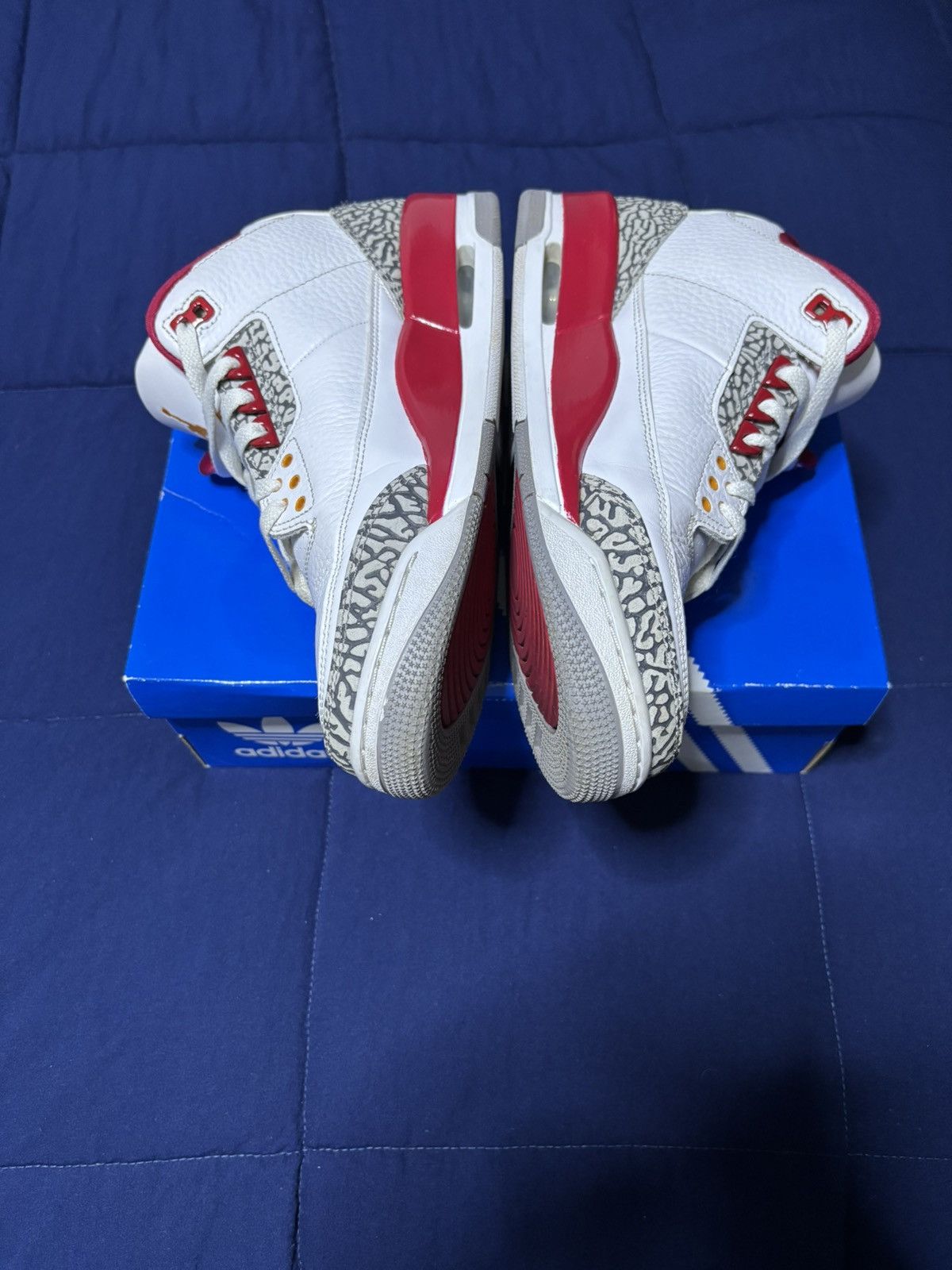Jordan Brand Jordan 3 Retro Cardinal Red 2022 Size 10.5 Size US 10.5 / EU 43-44 - 4 Thumbnail