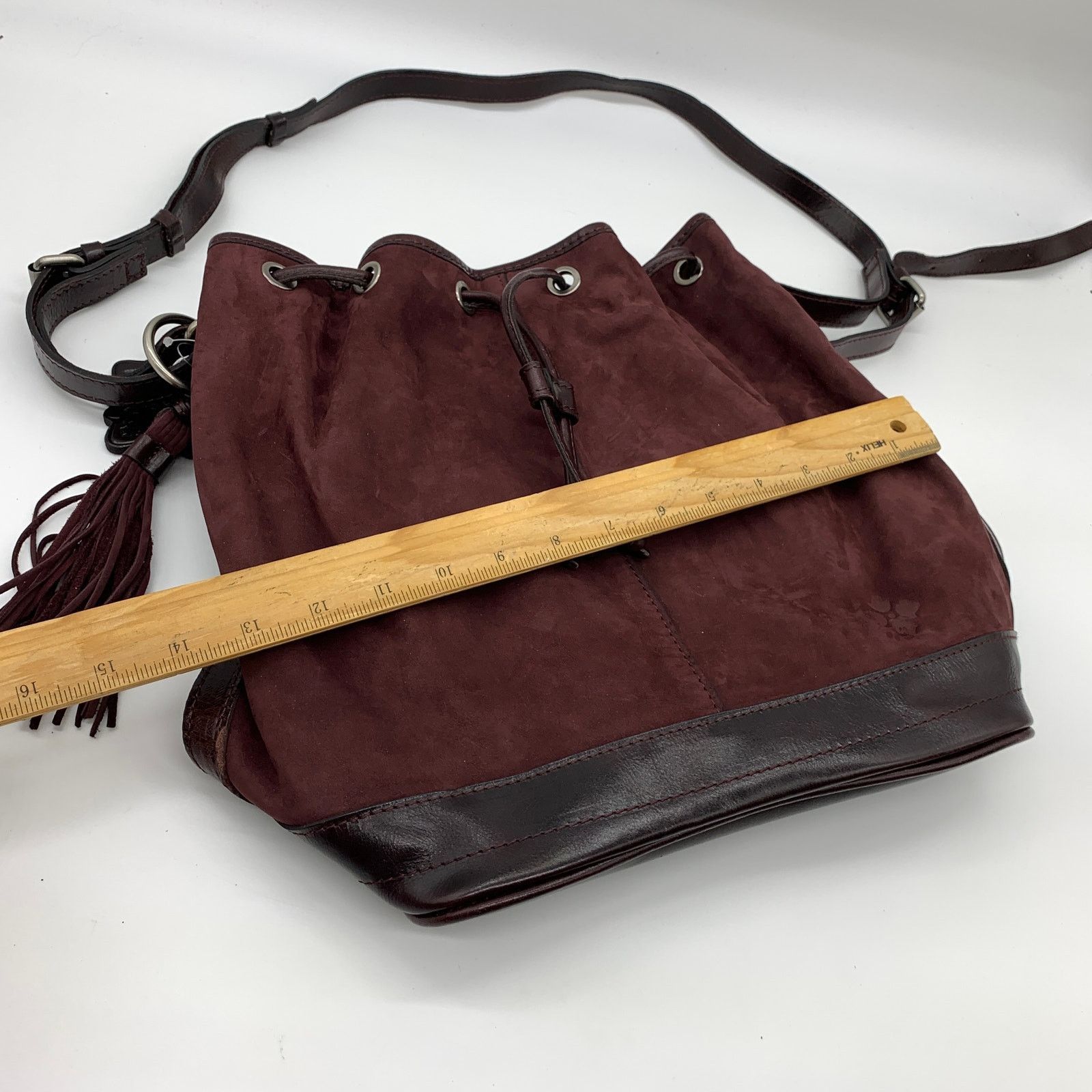 Other Patricia Nash Leather Crossbody Bags Melrose Drawstring Size ONE SIZE - 6 Thumbnail