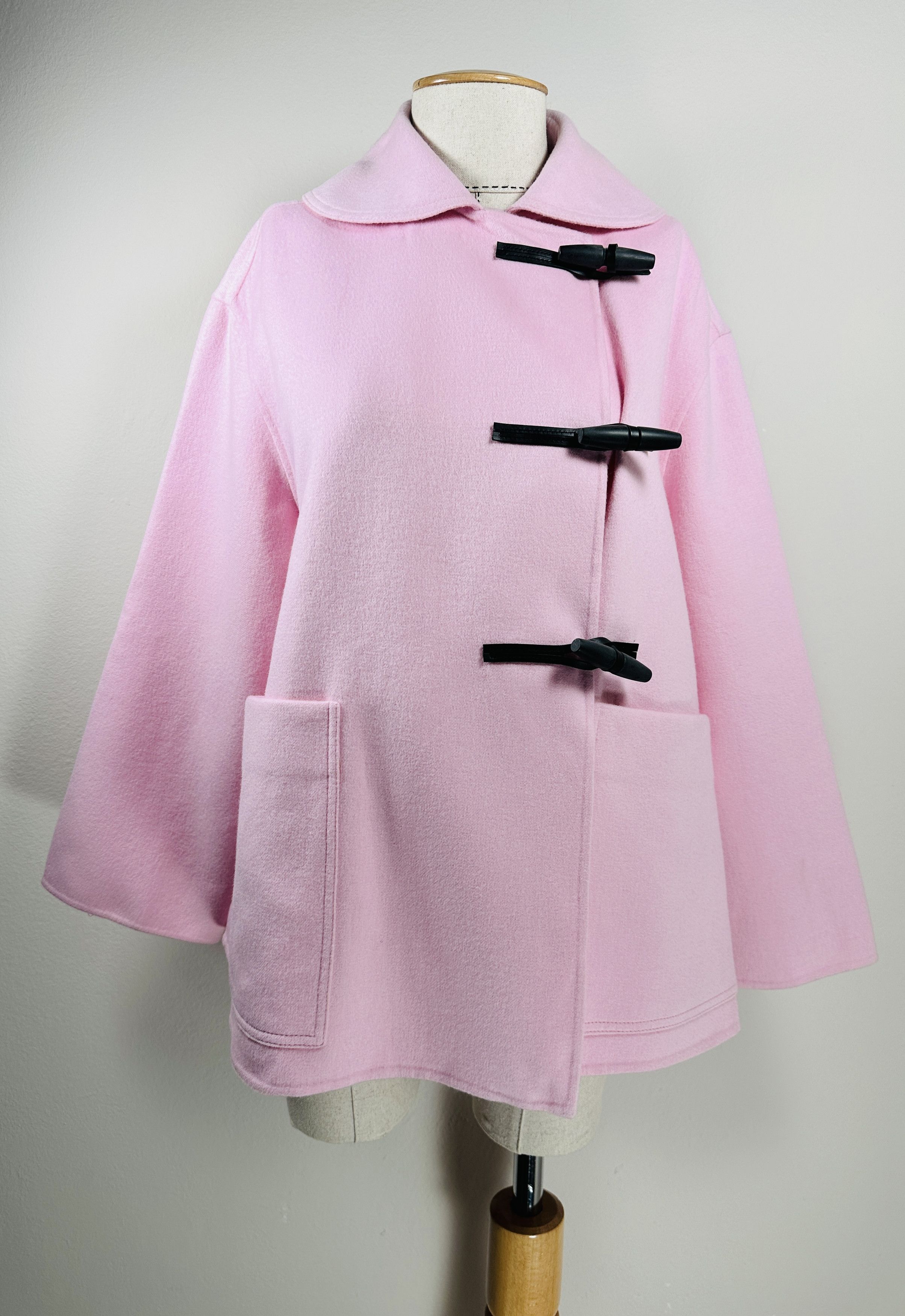 Pink Duffle Coat Cashmere blend