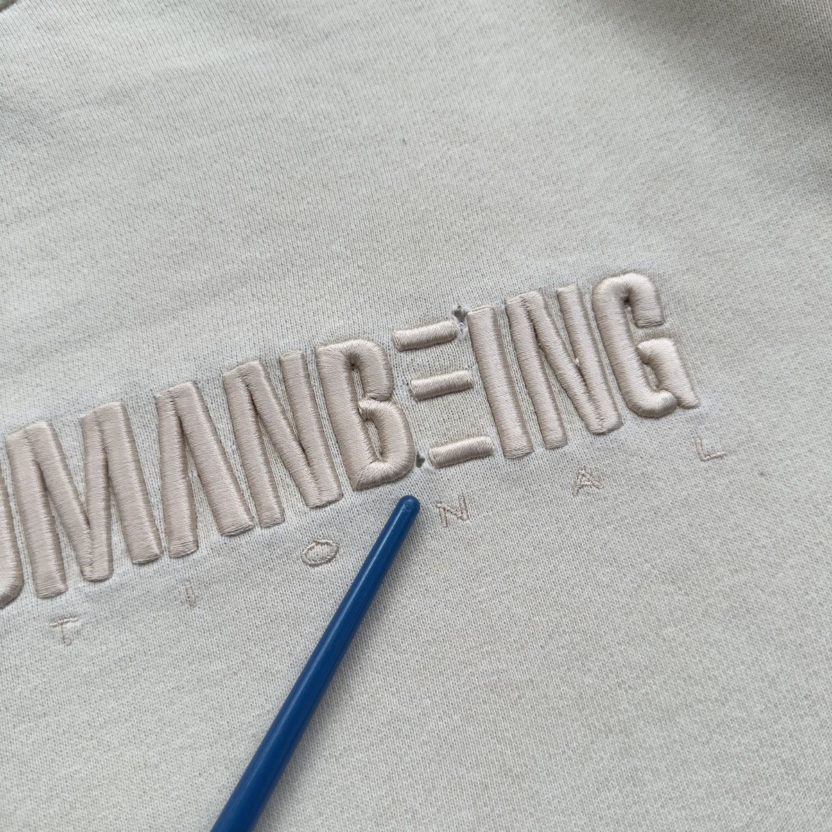 I Am Not A Human Being I AM NOT A HUMAN BEING EMBROIDERED LOGO SWEATSHIRT RARE Size US L / EU 52-54 / 3 - 5 Thumbnail