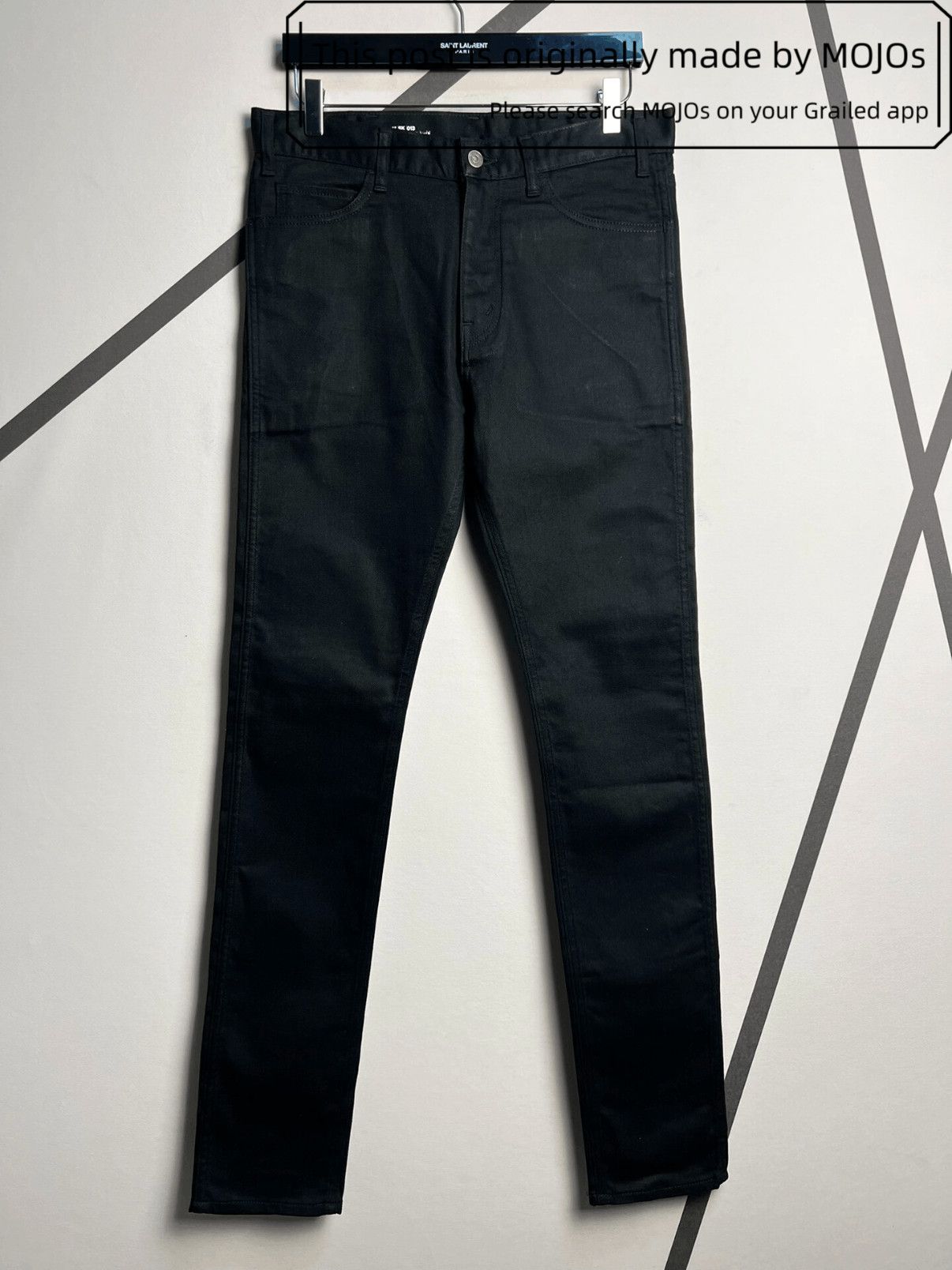 Celine Sz 31 Celine 23SS Basic Denim Black mojos4031 Size US 31 - 1 Thumbnail