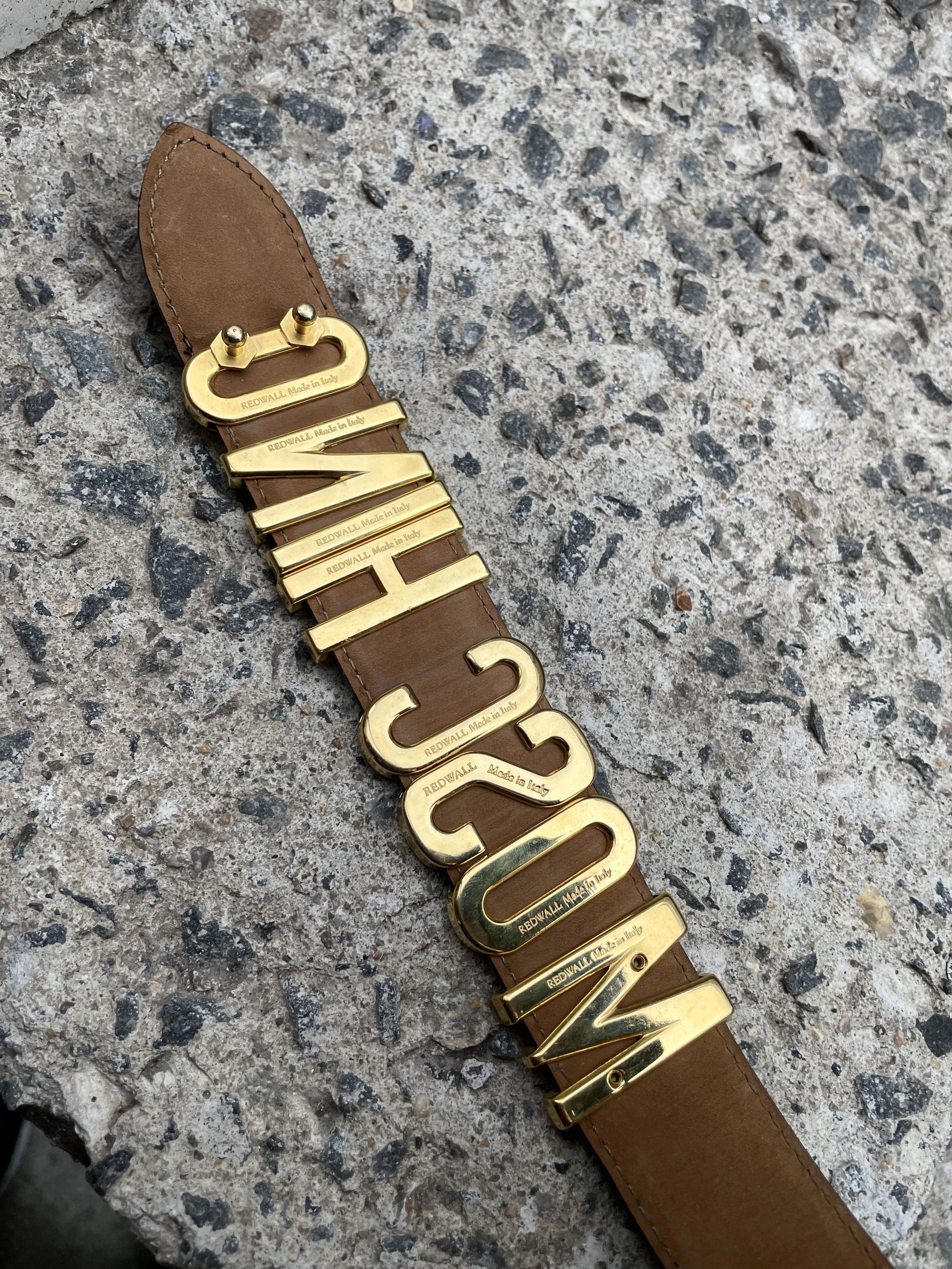 Moschino × Vintage Rare Moschino vintage luxury belts Size ONE SIZE - 3 Thumbnail