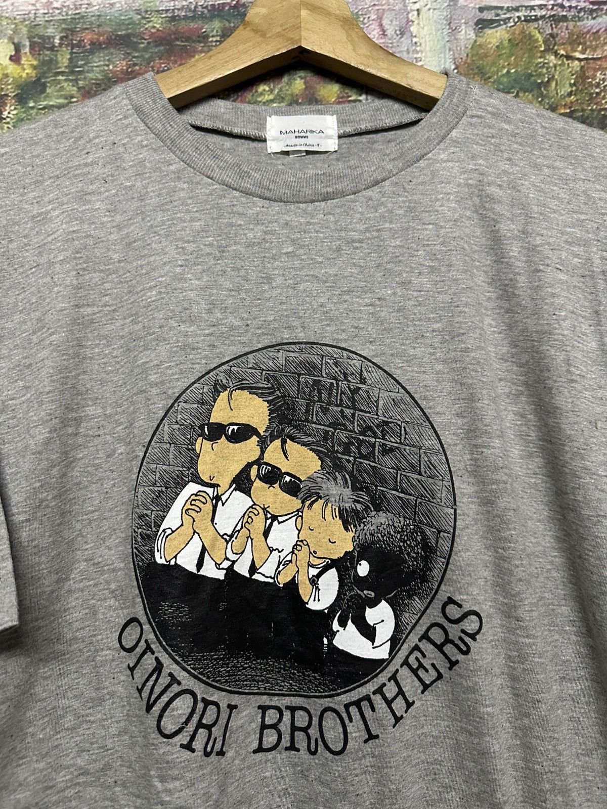 Anime Vintage Oinori Brother anime Tee Size US L / EU 52-54 / 3 - 4 Thumbnail