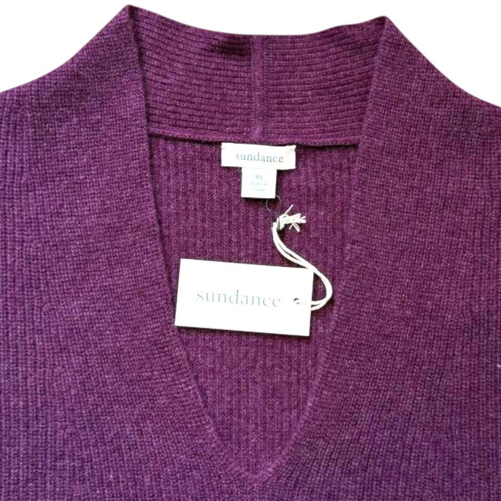 NBDN Nobrandedon Sundance Purple Cashmere Sweater | Size XL Size XL / US 12-14 / IT 48-50 - 3 Thumbnail