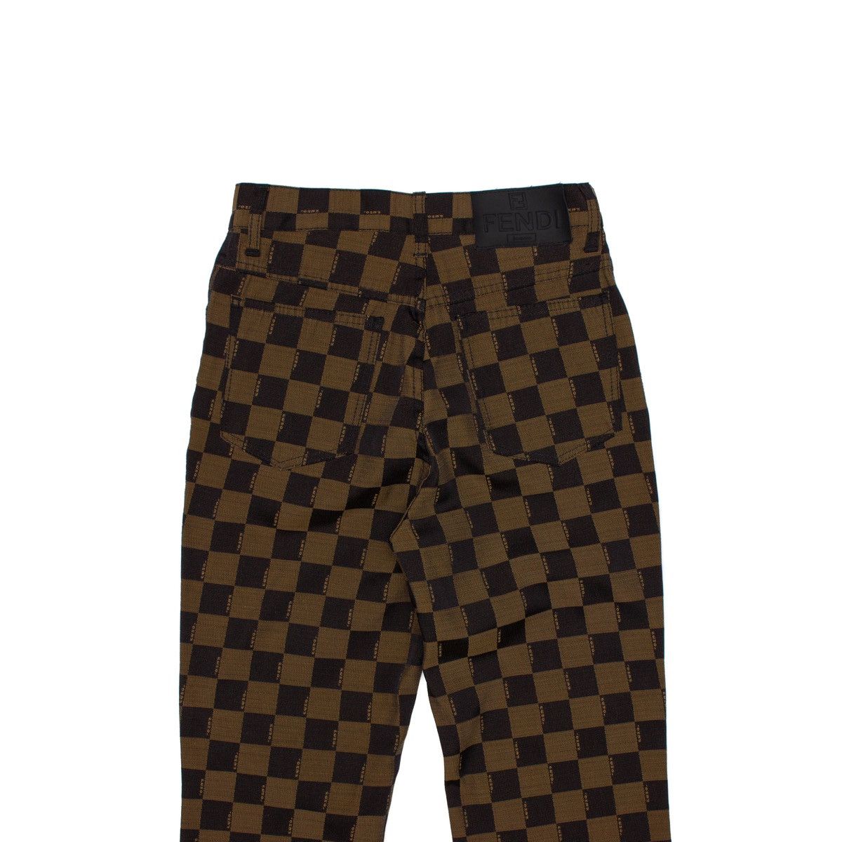 Fendi × Vintage VRARE VTG FENDI Checkerboard Monogram Pant Size : 28 ~ S Size 27" / US 4 / IT 40 - 5 Thumbnail