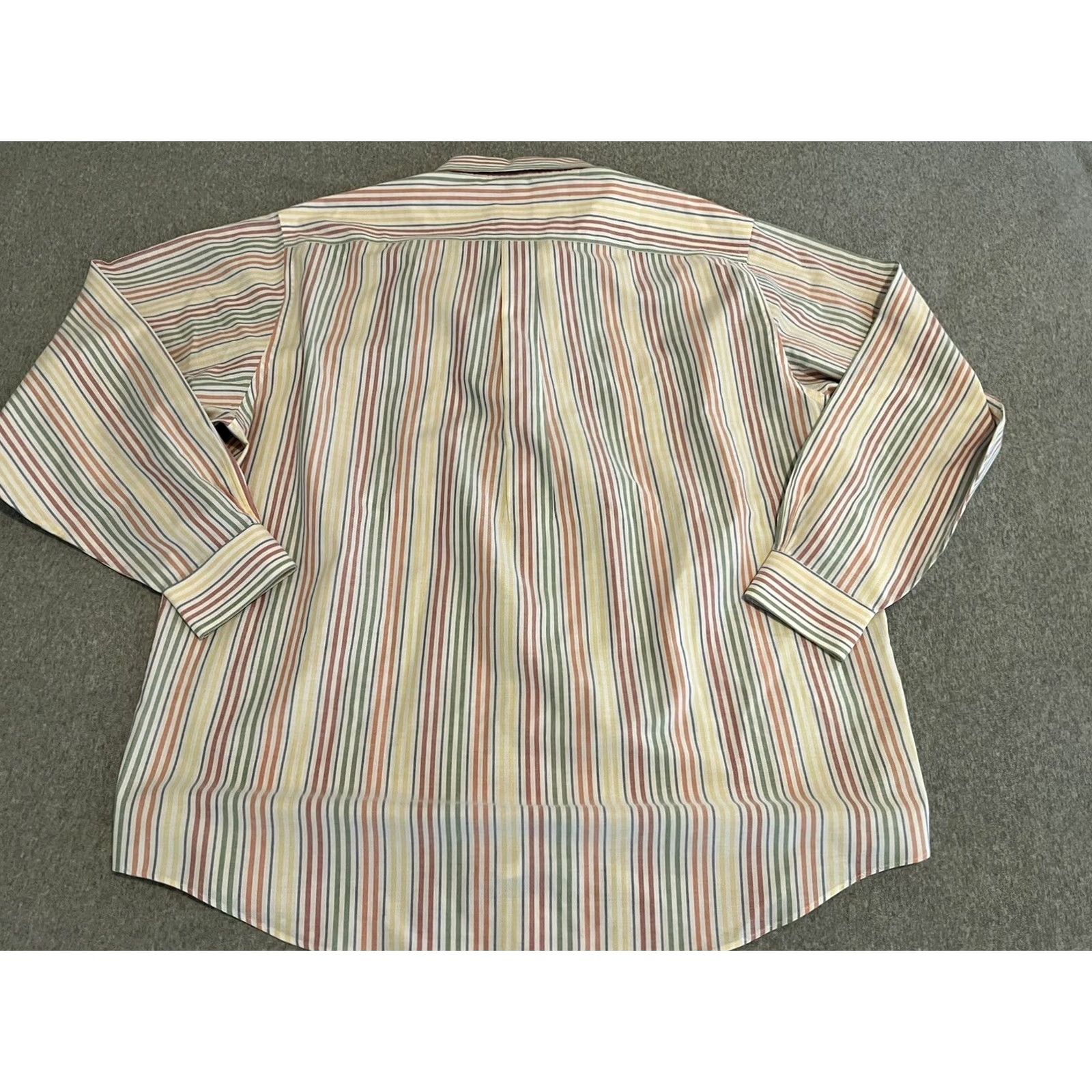 Brooks Brothers Brooks Brothers Long Sleeve Striped Shirt Non-Iron Supima Cotton Mens XL Size US XL / EU 56 / 4 - 4 Thumbnail