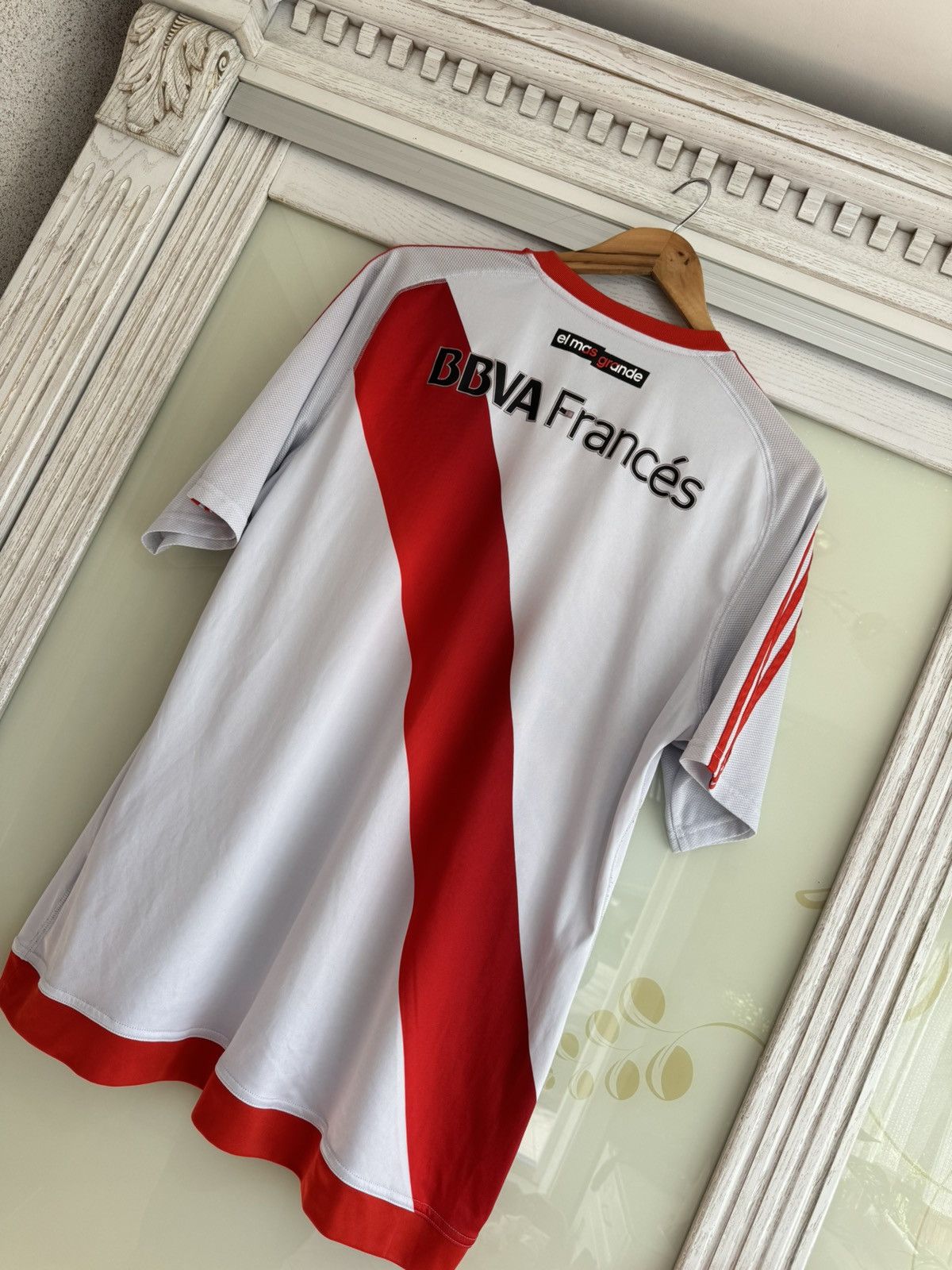 Adidas River Plate 2016-2017 Home Soccer Jersey Football Kit Shirt Size US XL / EU 56 / 4 - 7 Thumbnail