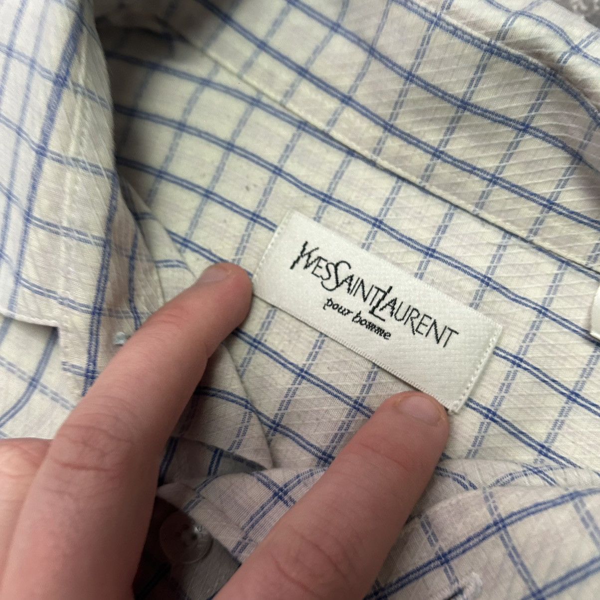Yves Saint Laurent Luxury Yves Saint Laurent Small logo button shirt size M Size US M / EU 48-50 / 2 - 5 Thumbnail