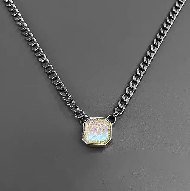 Designer × Japanese Brand × Vintage Gradient Hip Hop Harajuku Necklace Size ONE SIZE - 1 Thumbnail