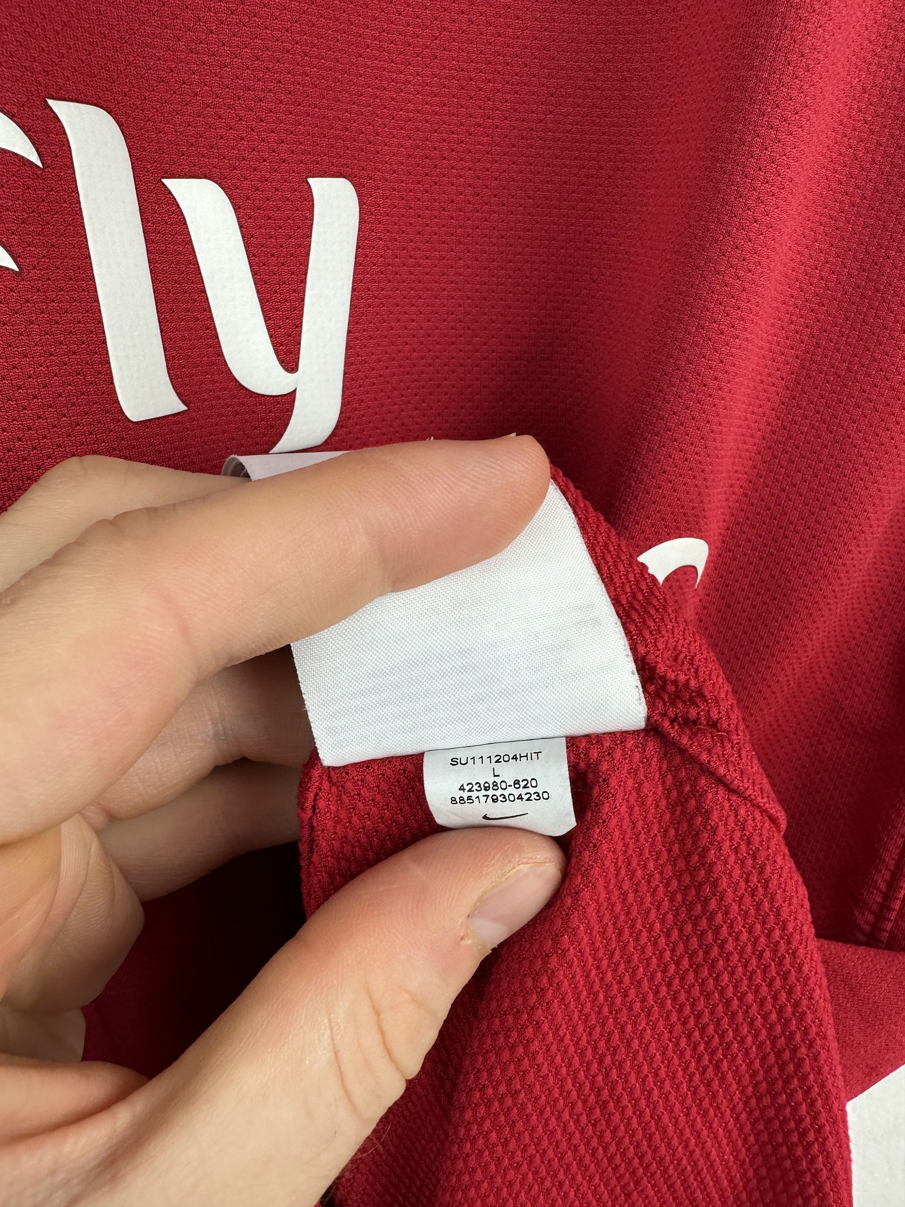 Nike Arsenal football shirt 2011 Soccer #10 v. Persie Jersey Nike Size US L / EU 52-54 / 3 - 14 Thumbnail