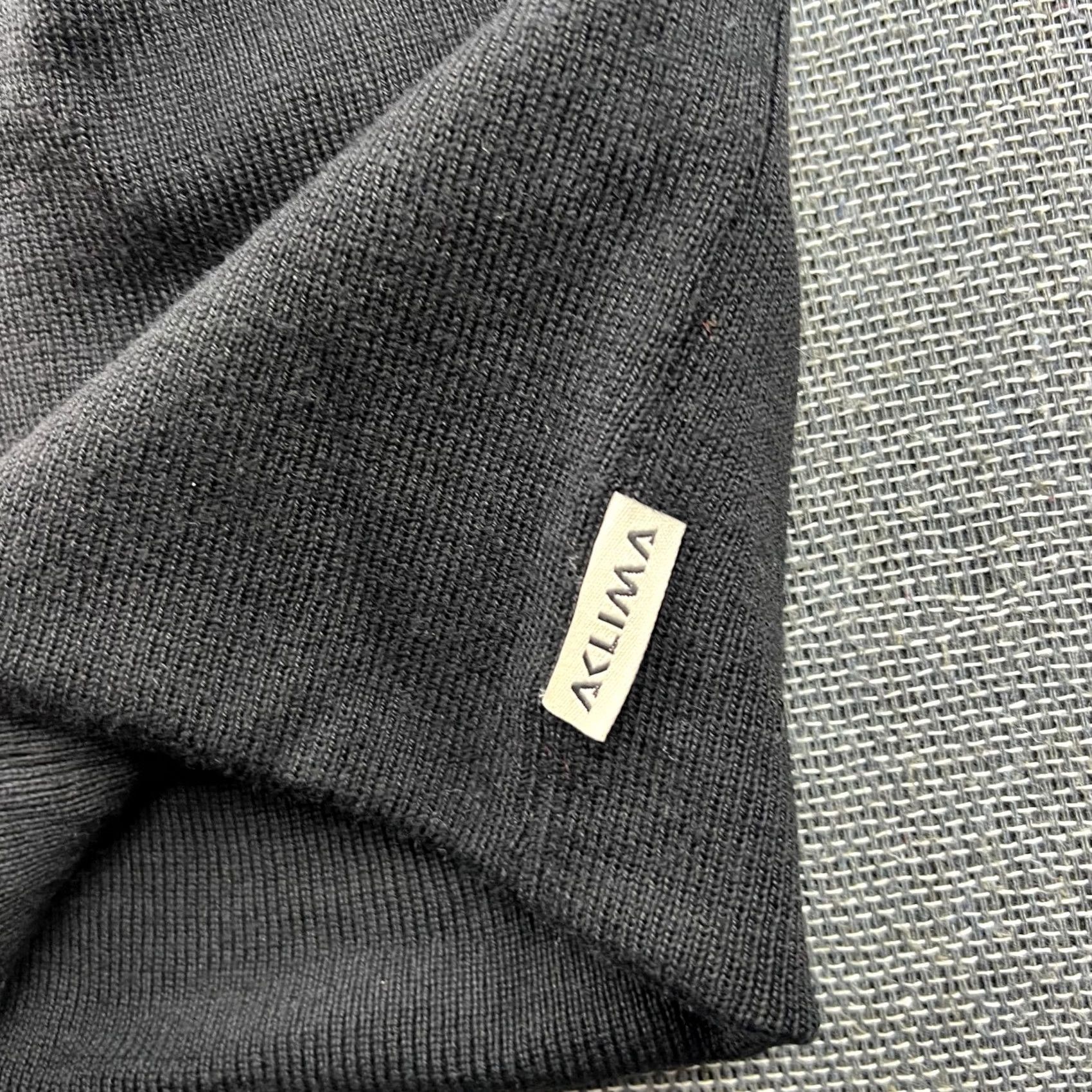 Vintage Aclima Beanie Hat One Size 100% Merino Wool Black Thermal Knit Beanie Unisex Adults Mens Womens Size ONE SIZE - 4 Thumbnail