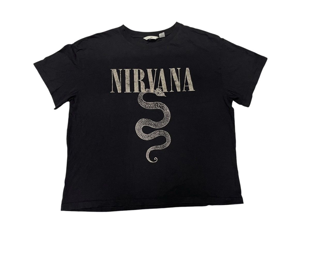Band Tees × Nirvana × Vintage 2023 HM X NIRVANA TSHIRT RARE DESIGN FADED Size US L / EU 52-54 / 3 - 1 Thumbnail