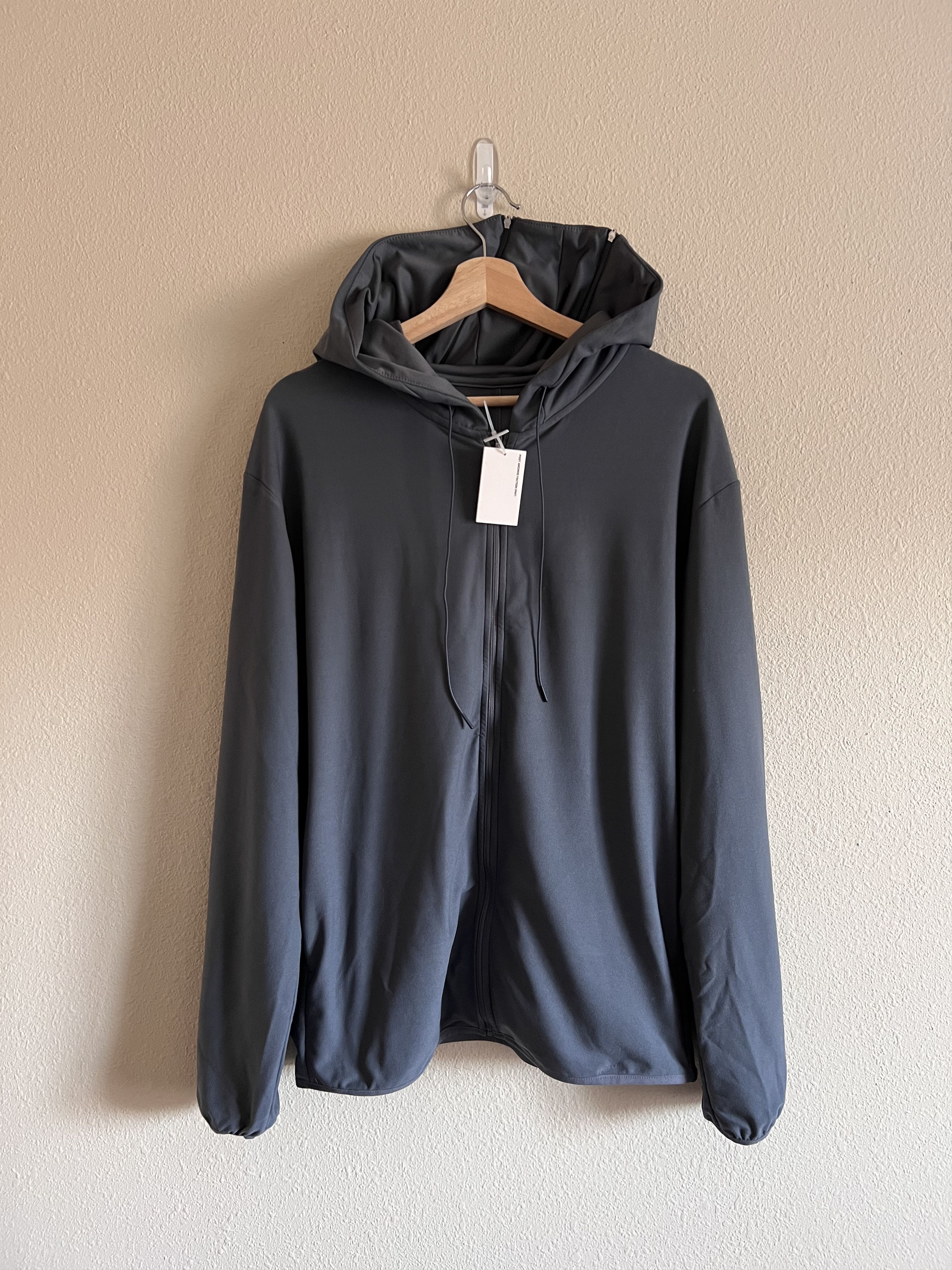 Post Archive Faction 5.0 Hoodie Center in Charcoal Grey