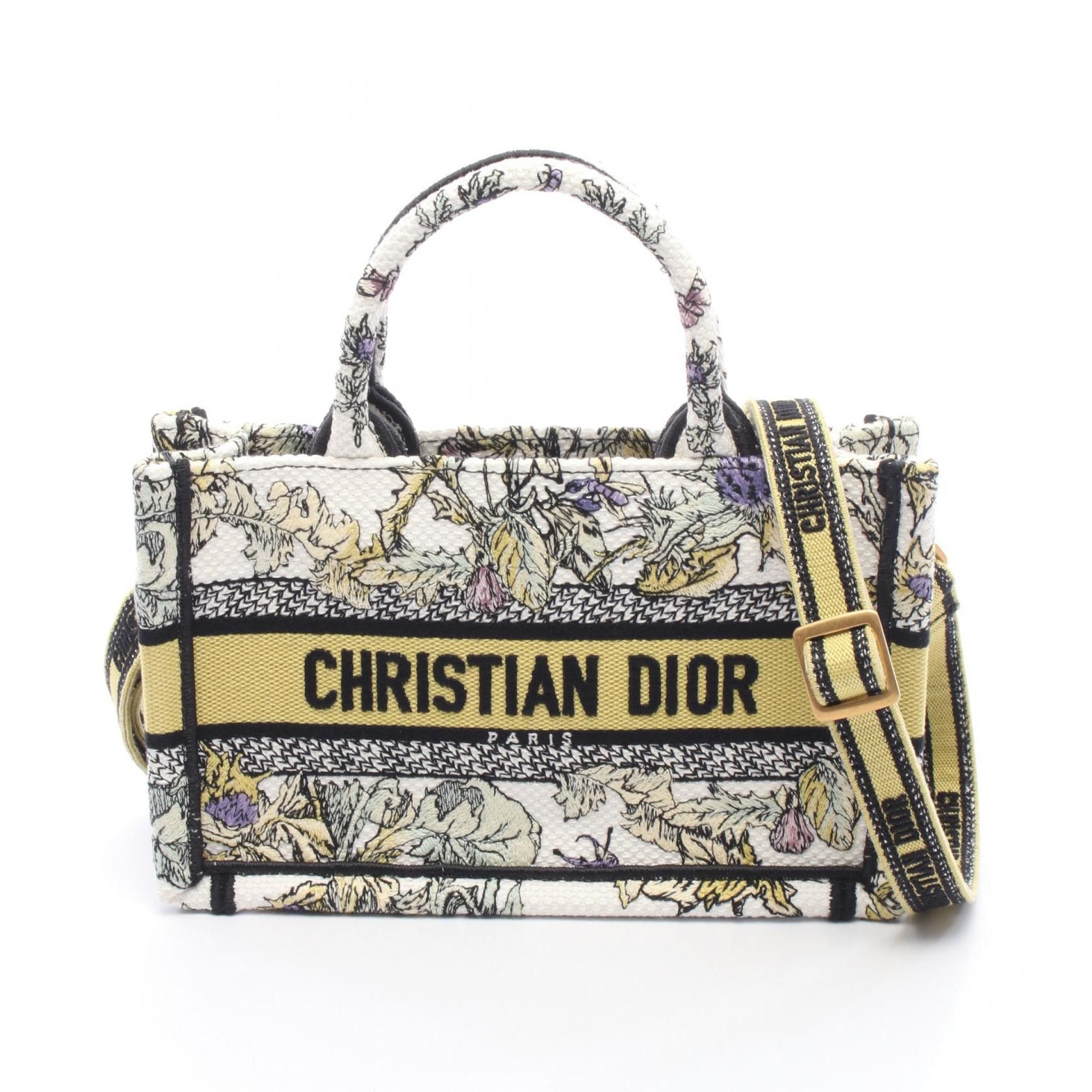 Dior Dior Dior BOOK TOTE Canvas Handbag Textile Handbag DUTY FREE for USA Size ONE SIZE - 1 Thumbnail