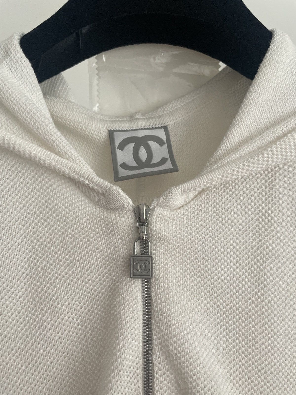 Chanel × Karl Lagerfeld Chanel sport tennis zip hoodie Size L / US 10 / IT 46 - 5 Thumbnail
