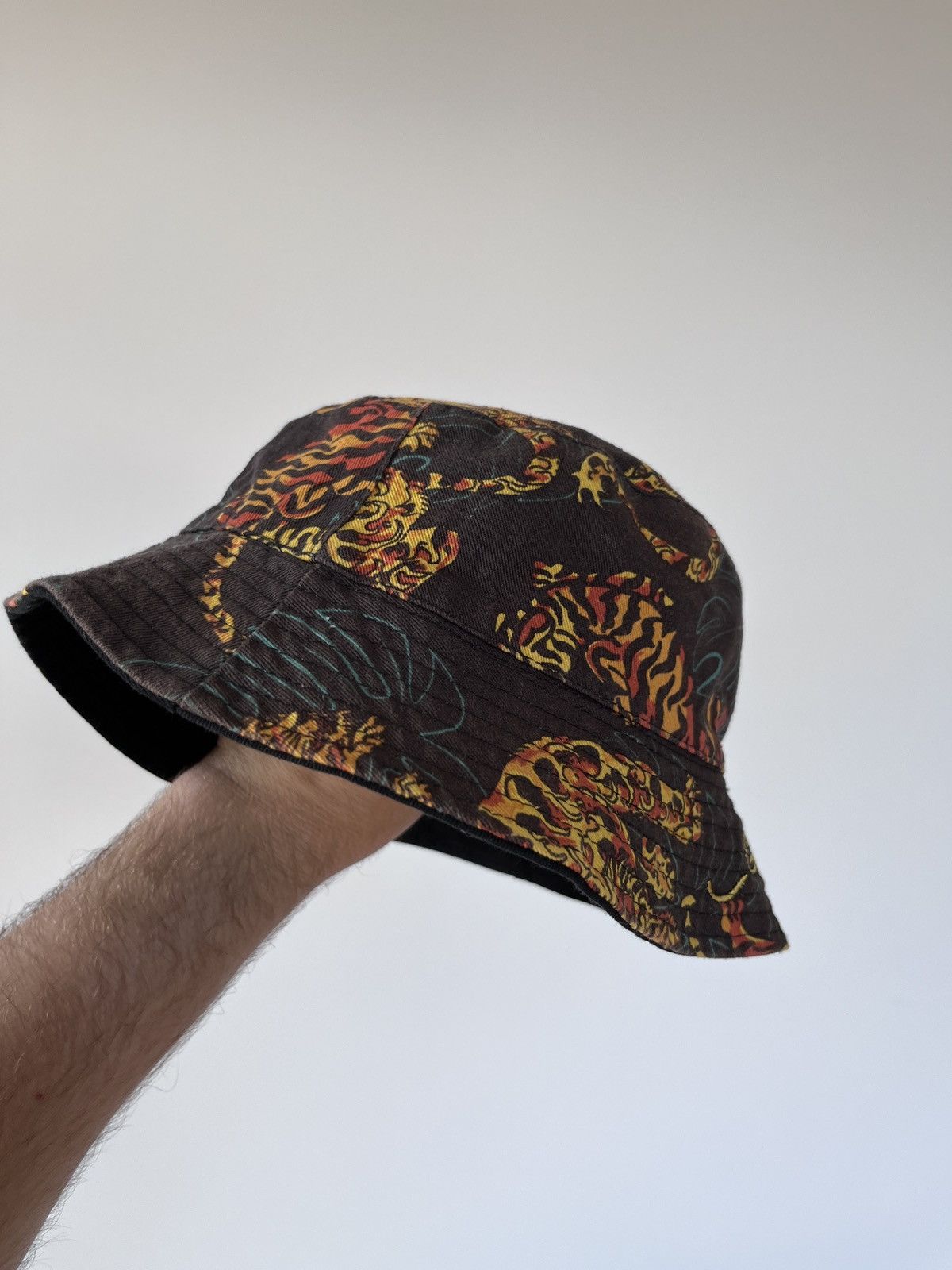 Ed Hardy Ed Hardy Tiger Print Bucket Hat Size ONE SIZE - 4 Thumbnail