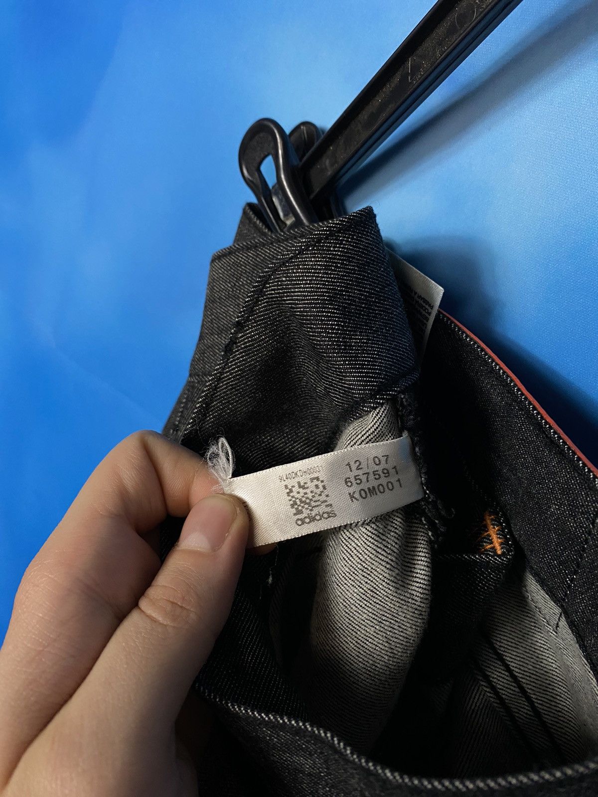 Yohji Yamamoto 🔥 Adidas x Yohji Yamamoto vintage denim pants Size 29" - 10 Thumbnail