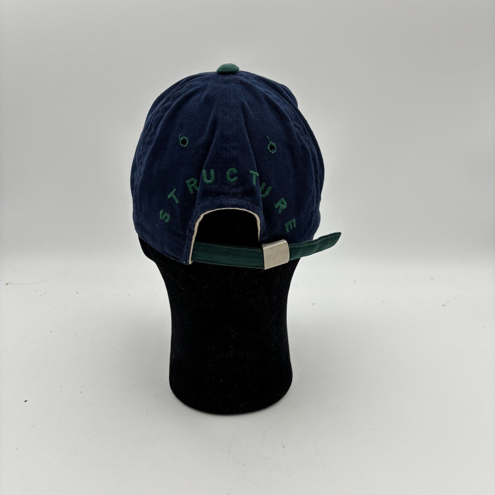 Structure × Vintage Vintage 90s Structure Embroidered Strapback Baseball Hat LXL Size ONE SIZE - 4 Thumbnail