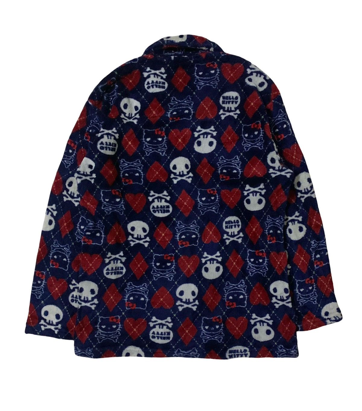Japanese Brand Japanese Hello Kitty Fleece Button shirt Size M / US 6-8 / IT 42-44 - 3 Thumbnail