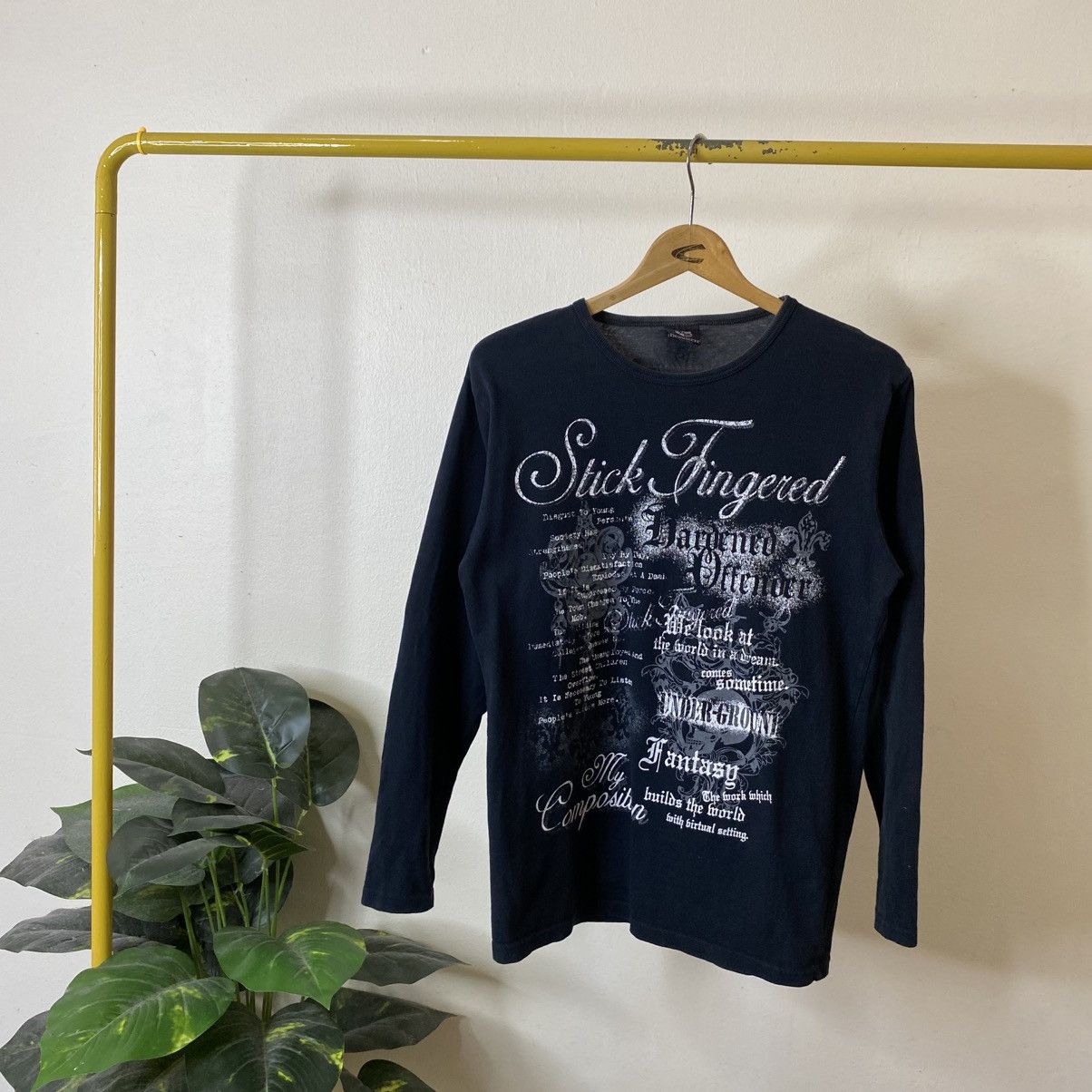 If Six Was Nine Beaumere Seditionaries Poem Cyber Gothic Punk Grunge LGB LS Size US S / EU 44-46 / 1 - 1 Thumbnail