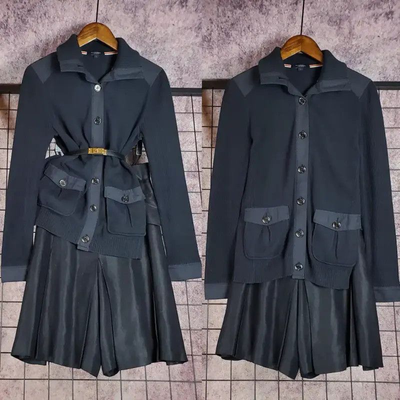 Burberry Burberry Navy Blue Cotton Long Sleeve Sweater Size S / US 4 / IT 40 - 1 Thumbnail