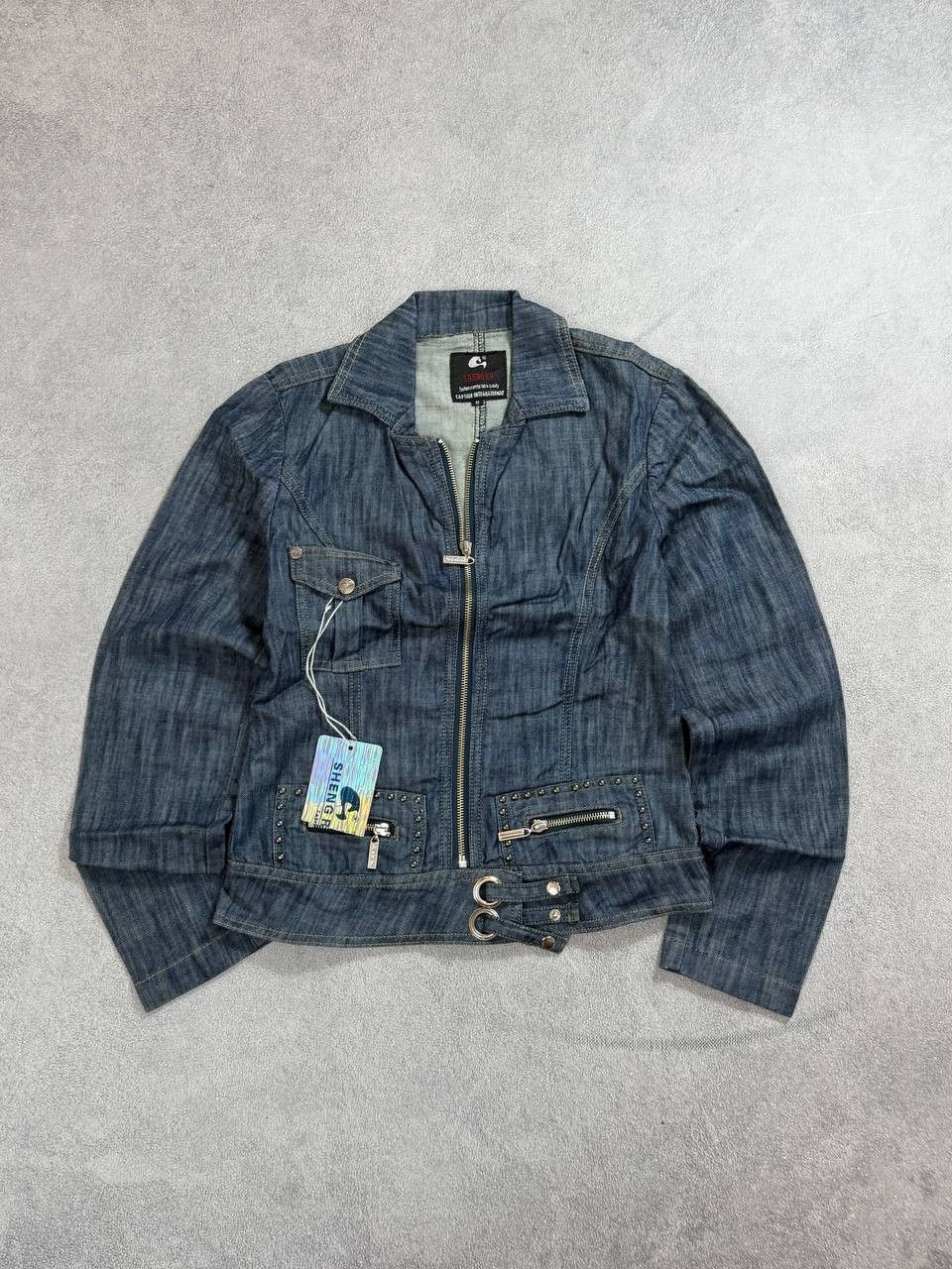 Japanese Brand VTG 90s Denim Trucker Multi-zip archive japan style jacket Size US S / EU 44-46 / 1 - 3 Thumbnail