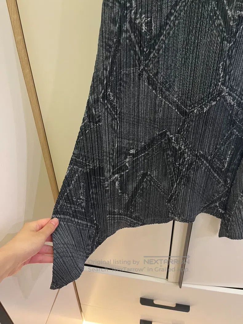 Issey Miyake Issey Miyake size:1 Denim Mermaid Midi Skirt Size 31" - 2 Thumbnail