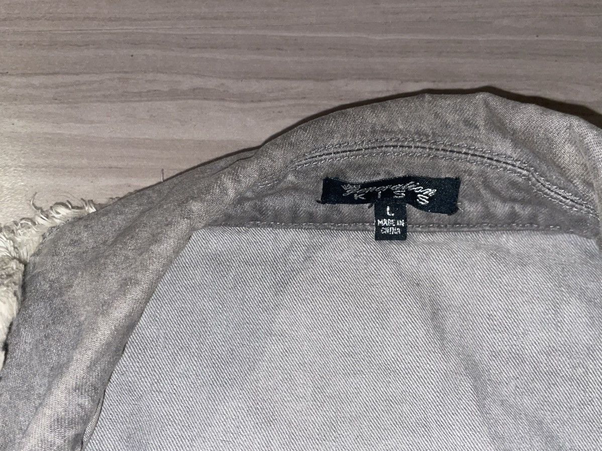 Dolls Kill Denim trench jacket Size L / US 10 / IT 46 - 6 Thumbnail