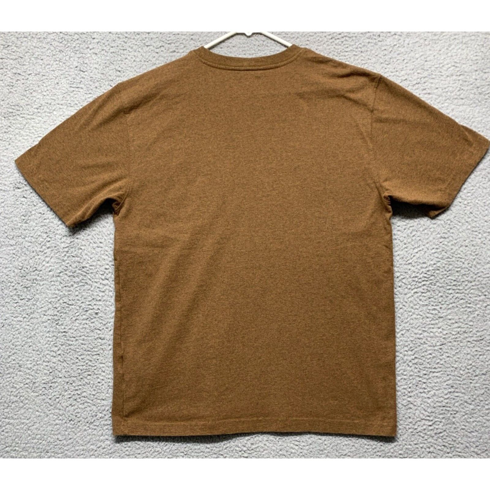 Carhartt Carhartt Original Fit T-Shirt Mens Short Sleeve Brown Single Pocket LOGO Cap Size US M / EU 48-50 / 2 - 4 Thumbnail