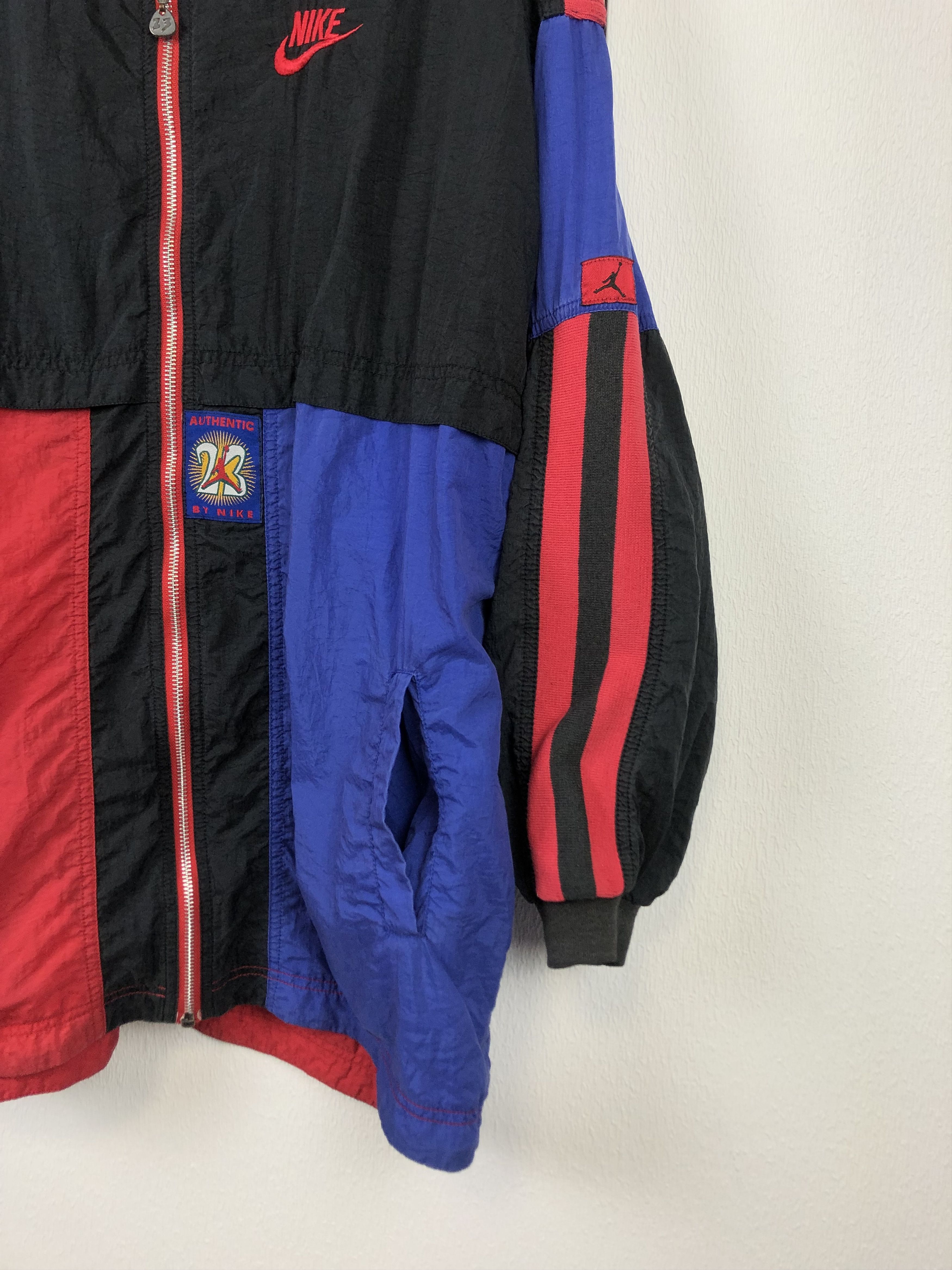 Nike Vintage 1990s Nike Authentic Air Jordan Windbreaker Jacket Size US S / EU 44-46 / 1 - 10 Thumbnail