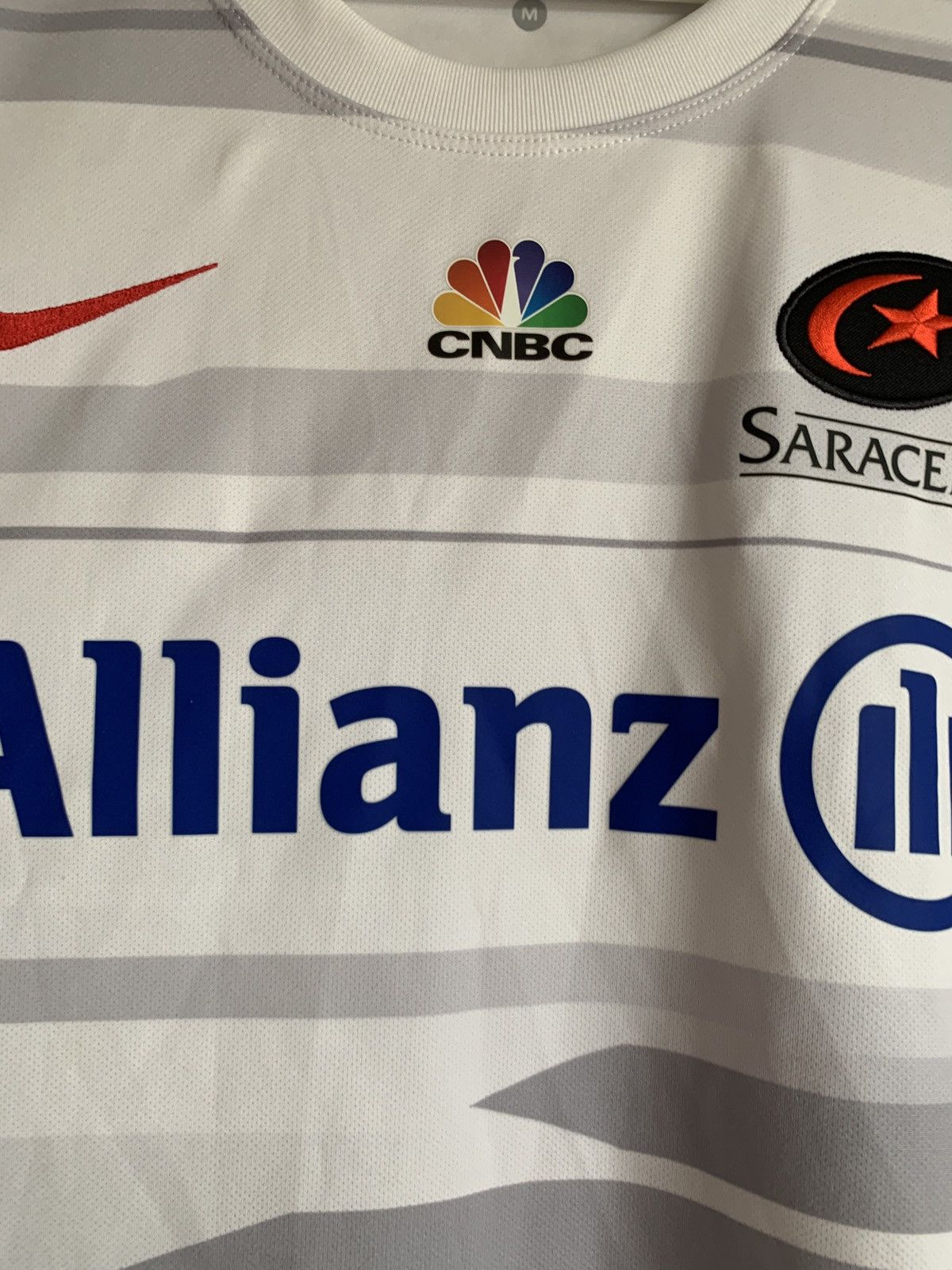 Nike Saracens 2014 Away Rugby Union Shirt Nike Jersey Size M Size US M / EU 48-50 / 2 - 7 Thumbnail