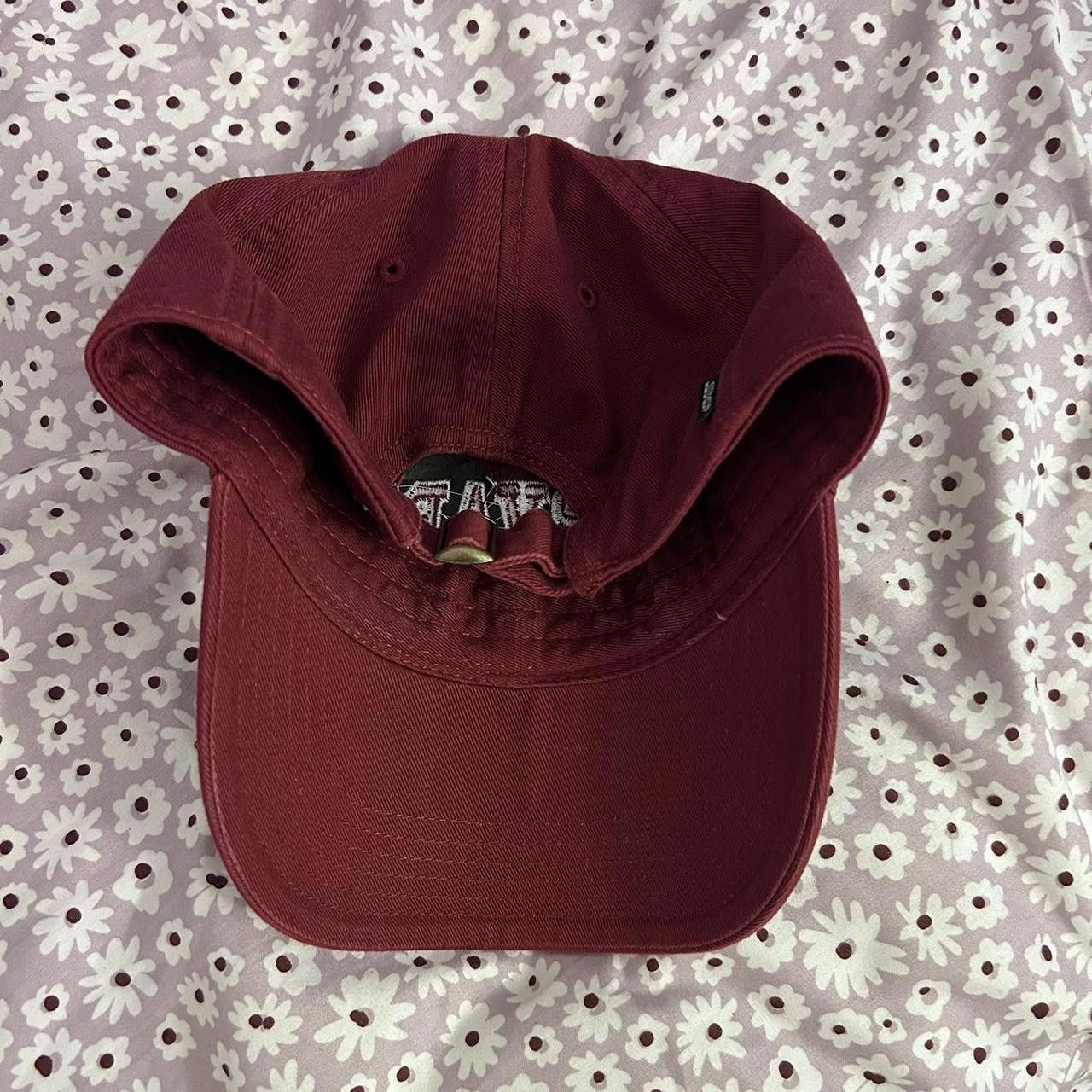 Designer Men's Burgundy and White Hat Size ONE SIZE - 2 Thumbnail